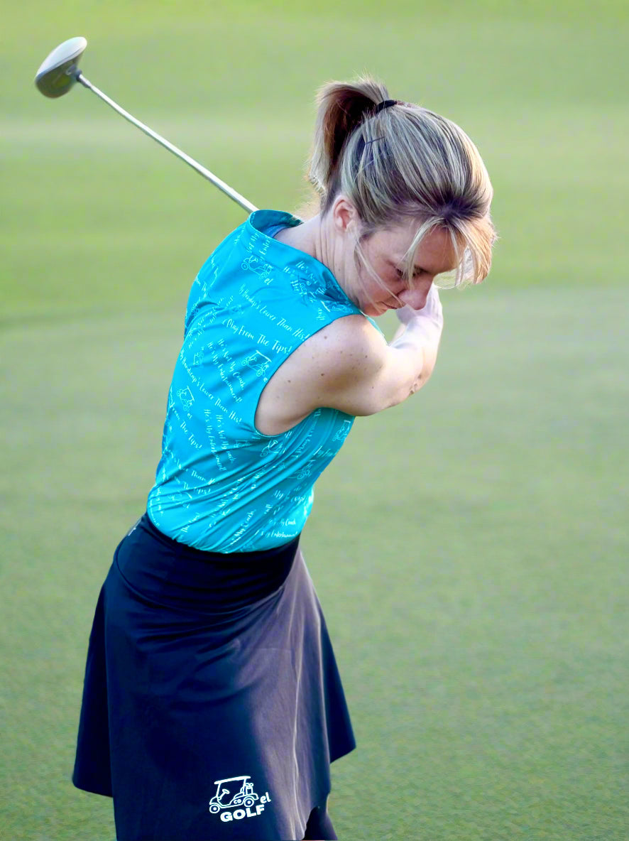 "Funny Sayings" Sleeveless Polo