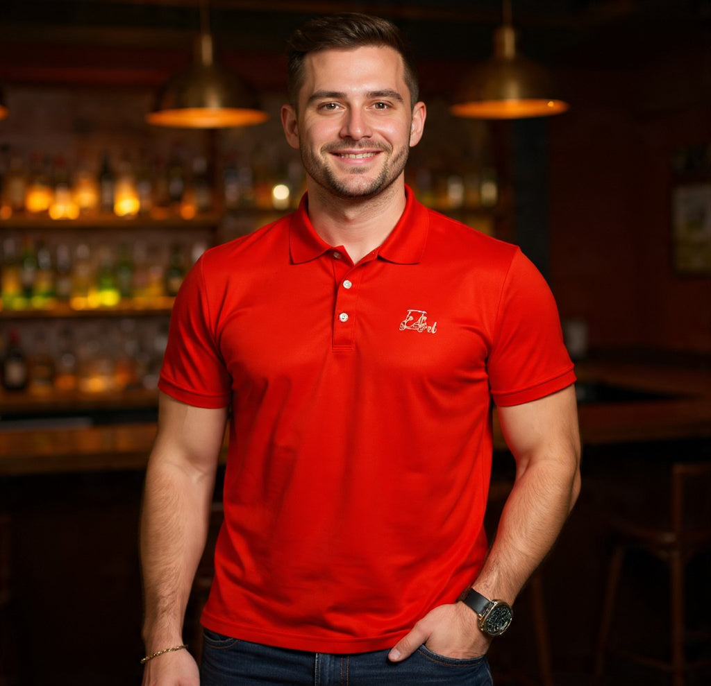 Solid Red Polo