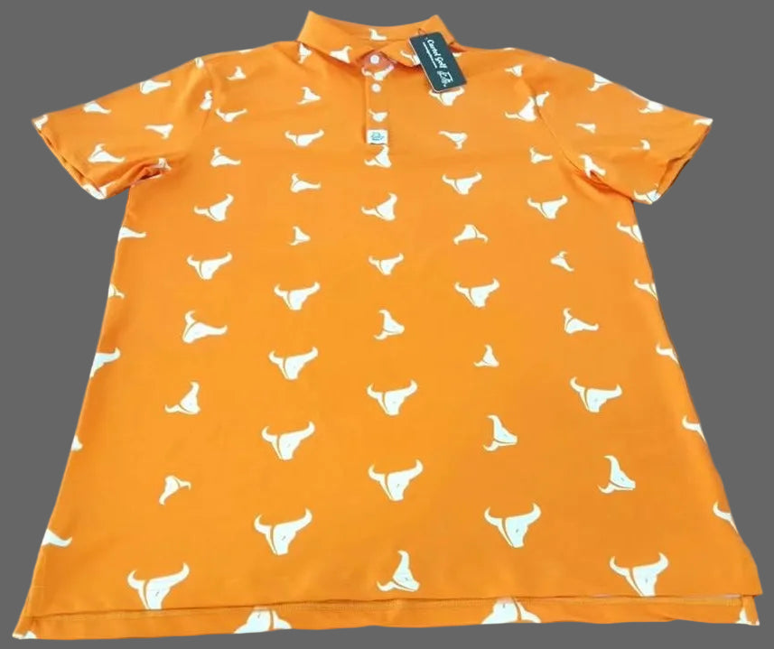 Orange "Mavs Head" Polo
