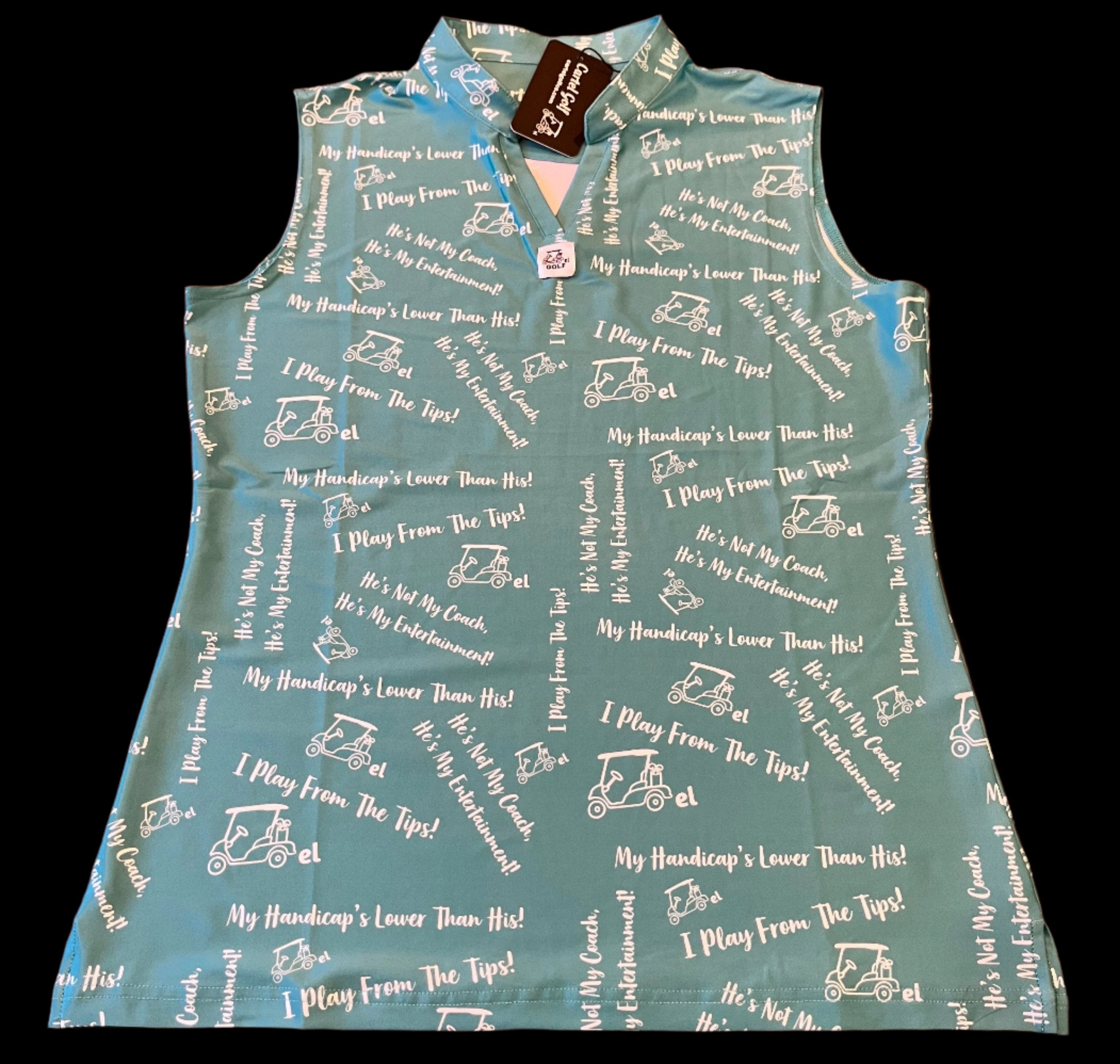 "Funny Sayings" Sleeveless Polo