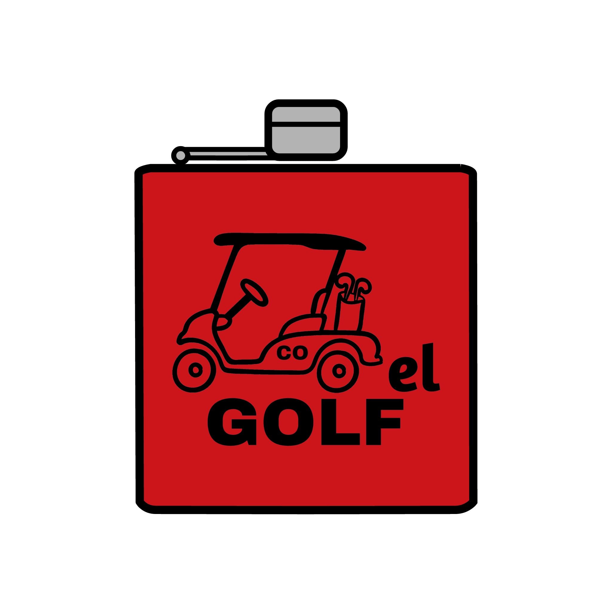 Cartel Golf Stainless Steel Flask, 6oz