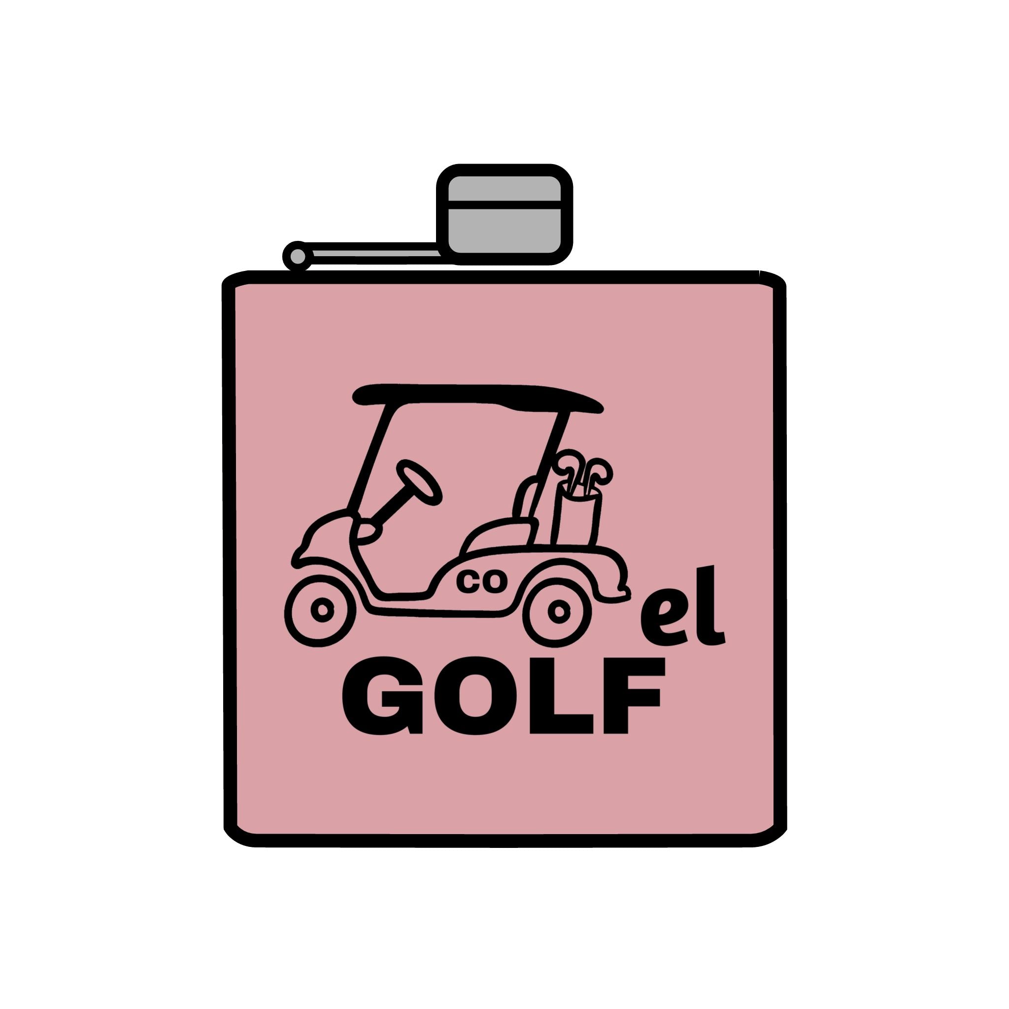 Cartel Golf Stainless Steel Flask, 6oz