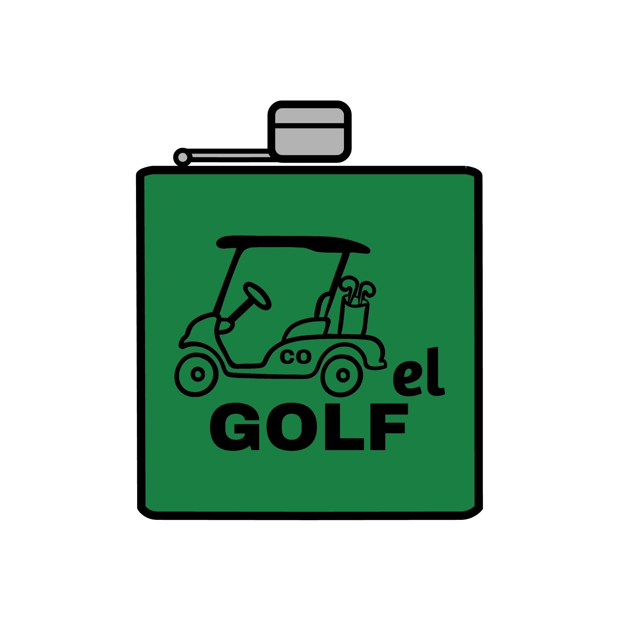 Cartel Golf Stainless Steel Flask, 6oz