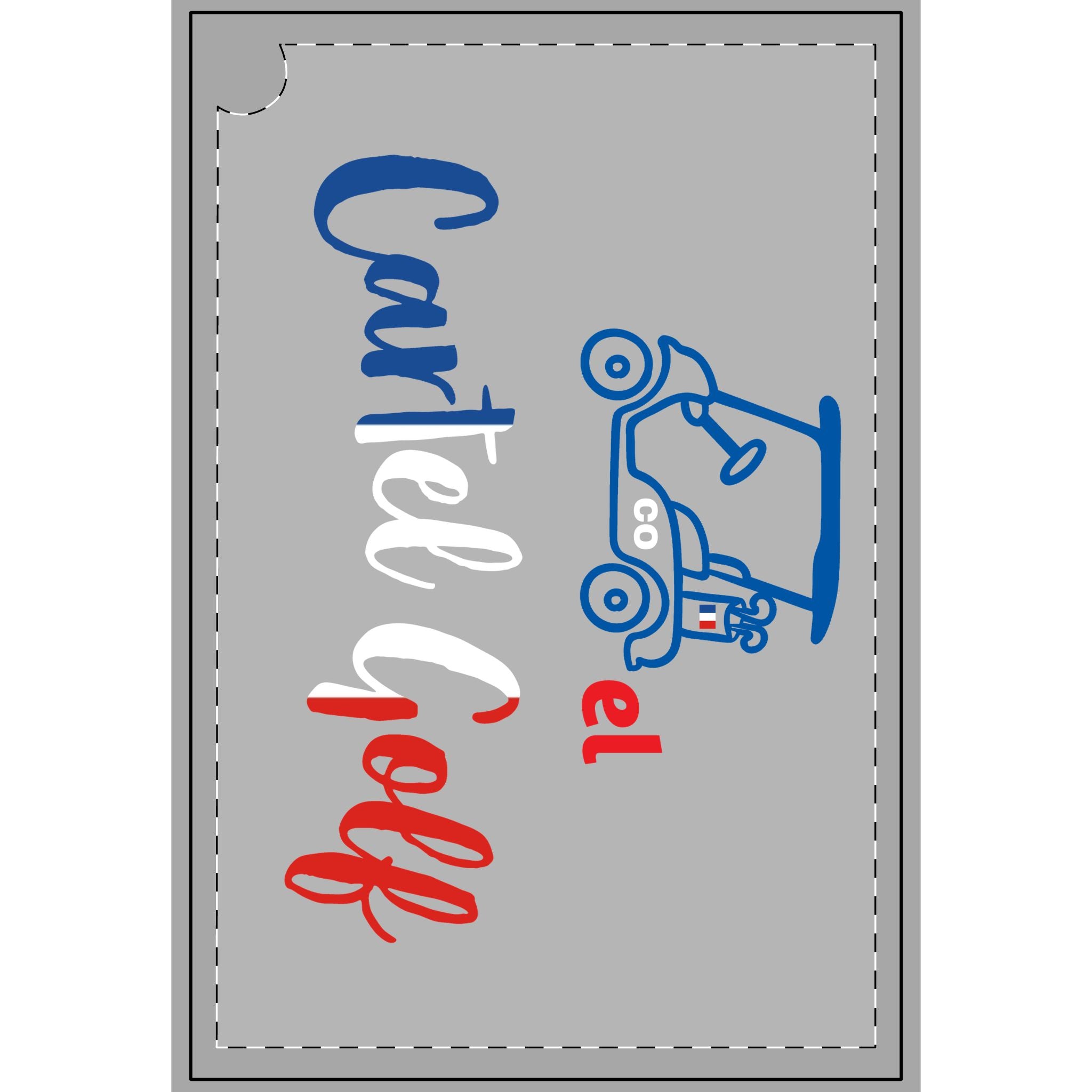 Microfiber Golf Towel "Cartel Golf France"