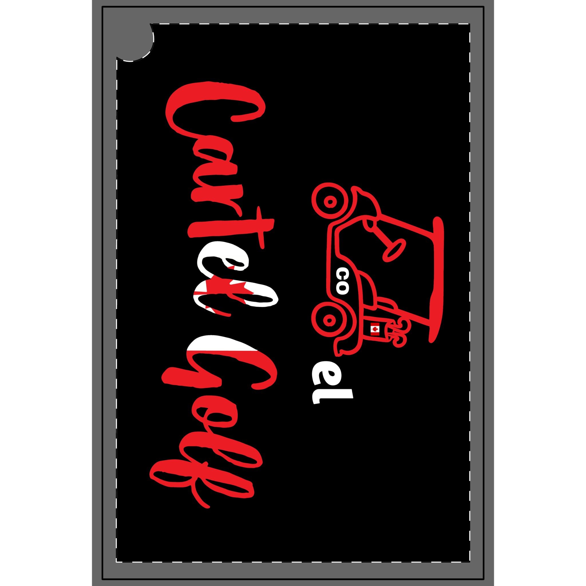 Microfiber Golf Towel "Cartel Golf Canada"