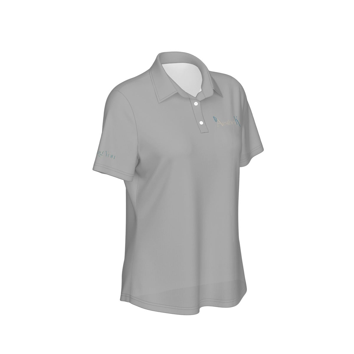 All-Over Print Women's Sports Polo Shirt "Aesthetika"