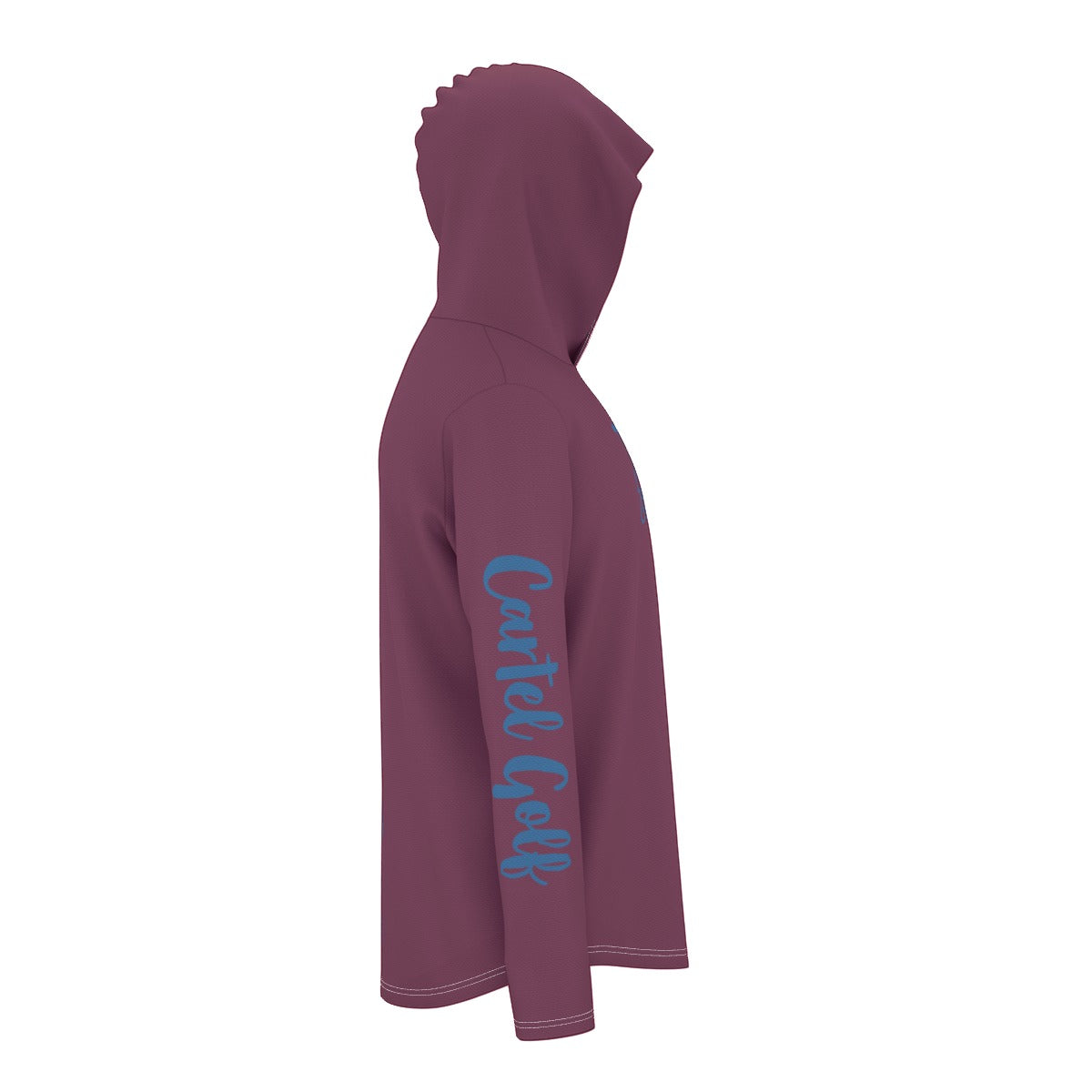 Cartel Golf "Go Avs" All-Over Print Men's Sunscreen Sports Hoodie With Thumb Holes