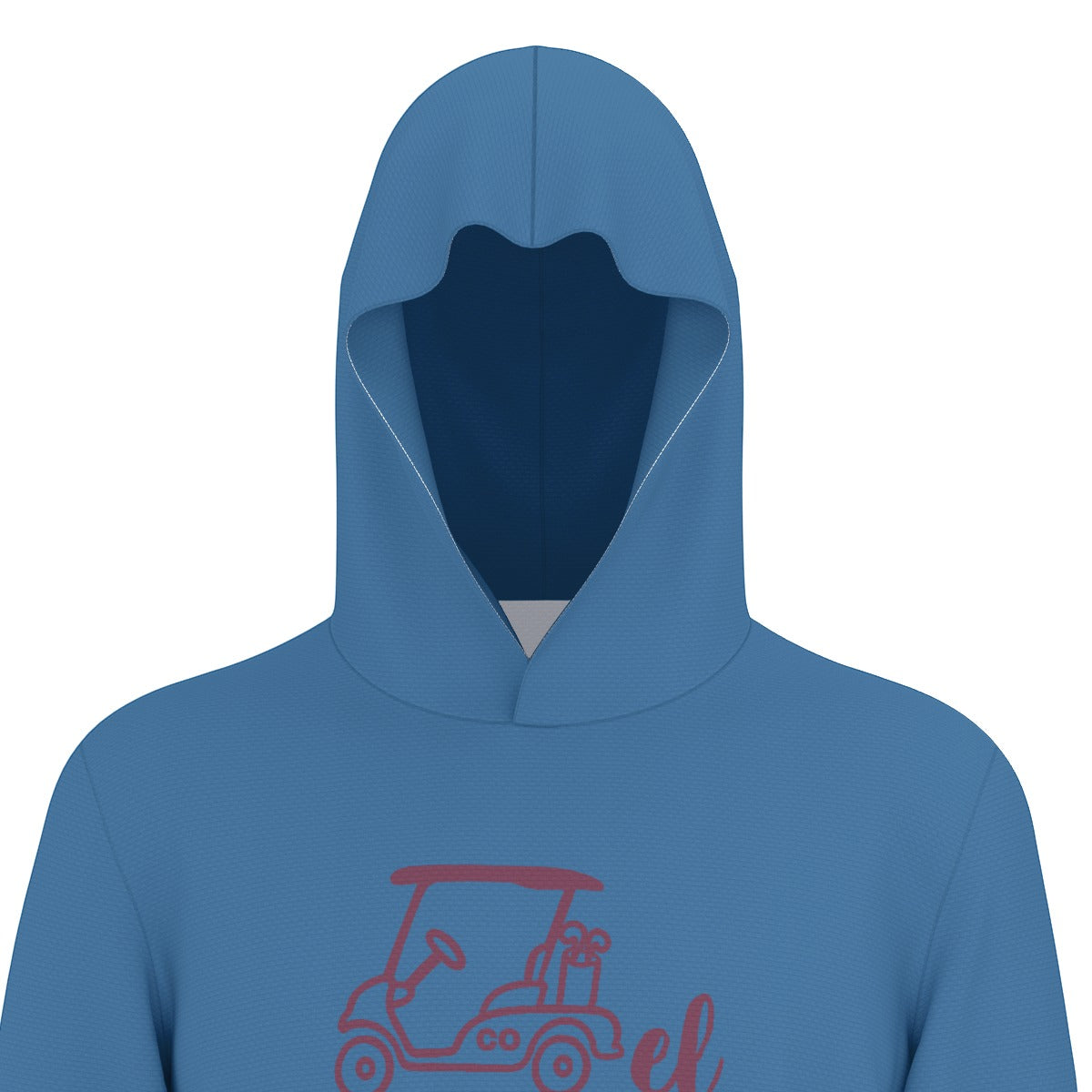 Cartel Golf "Go Avs" All-Over Print Men's Sunscreen Sports Hoodie With Thumb Holes