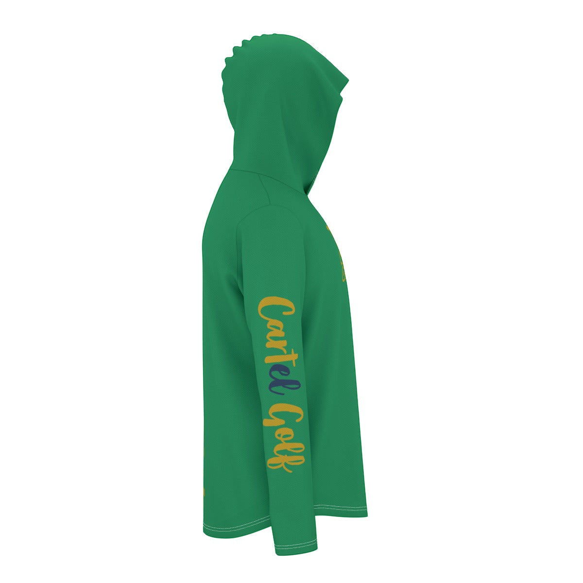 Cartel Golf "Go Irish" All-Over Print Men's Sunscreen Sports Hoodie With Thumb Holes