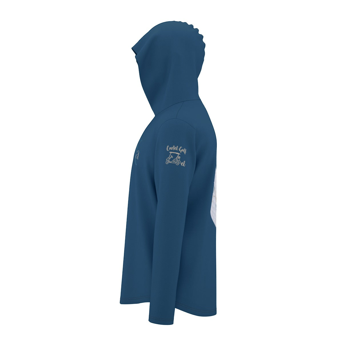 All-Over Print Sunscreen Sports Hoodie With Thumb Holes