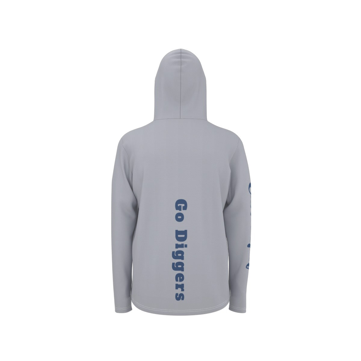 "CSM Go Diggers" All-Over Print Men's Sunscreen Sports Hoodie With Thumb Holes