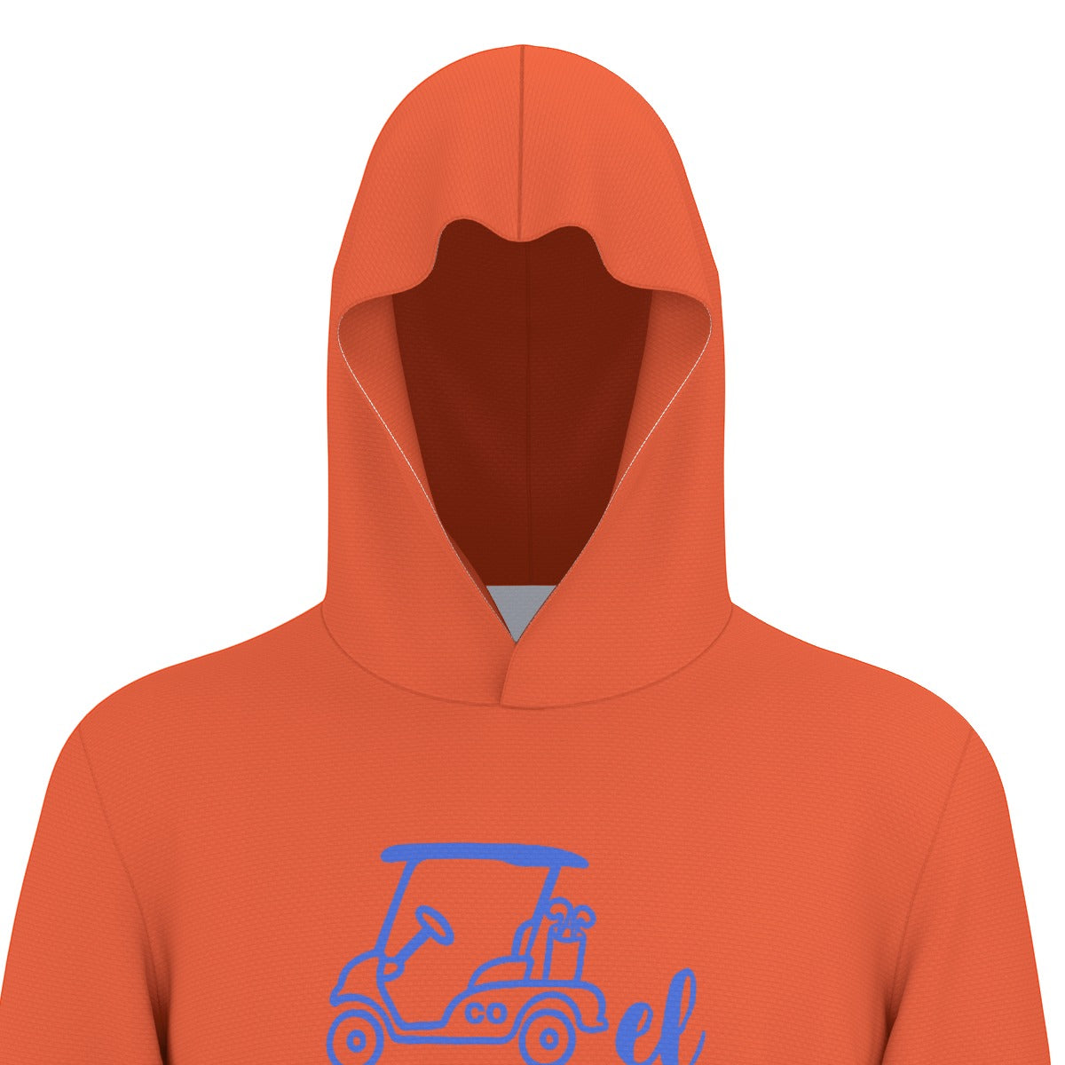 Cartel Golf "Go Broncos" All-Over Print Men's Sunscreen Sports Hoodie With Thumb Holes