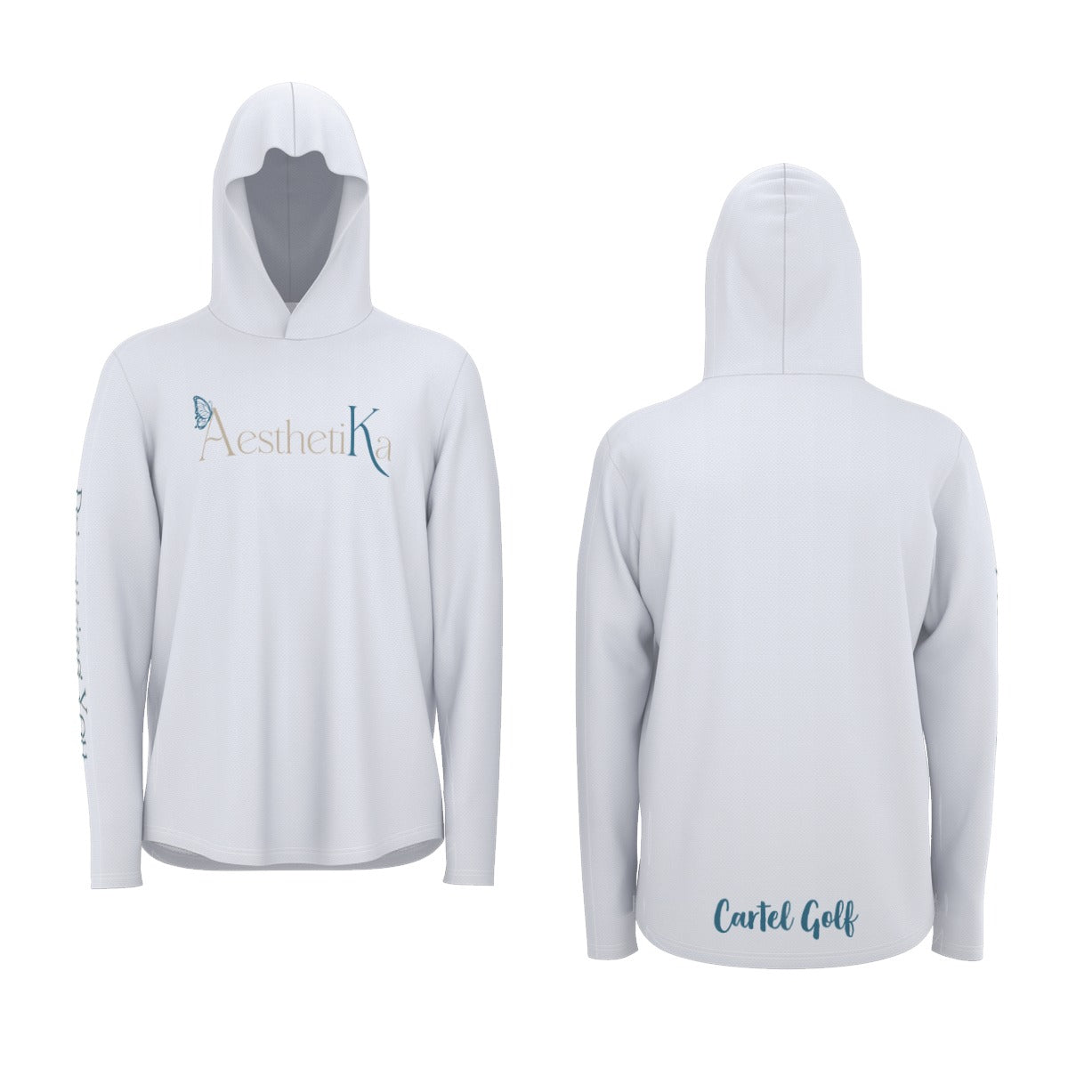 All-Over Print Men's Sunscreen Sports Hoodie With Thumb Holes "Aesthetika"