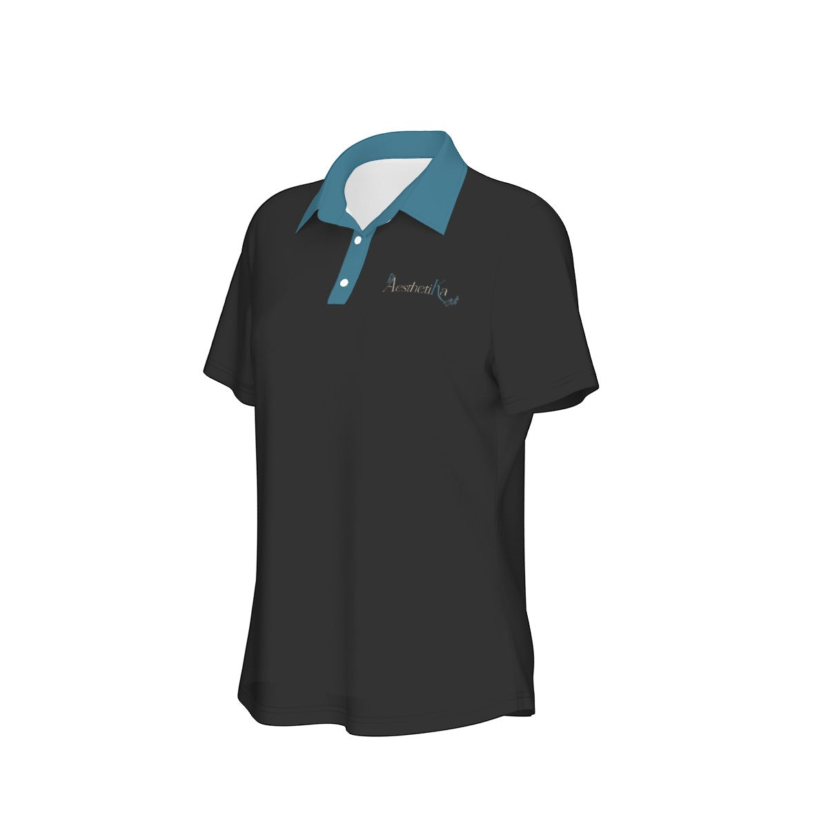 All-Over Print Women's Sports Polo Shirt "Aesthetika"