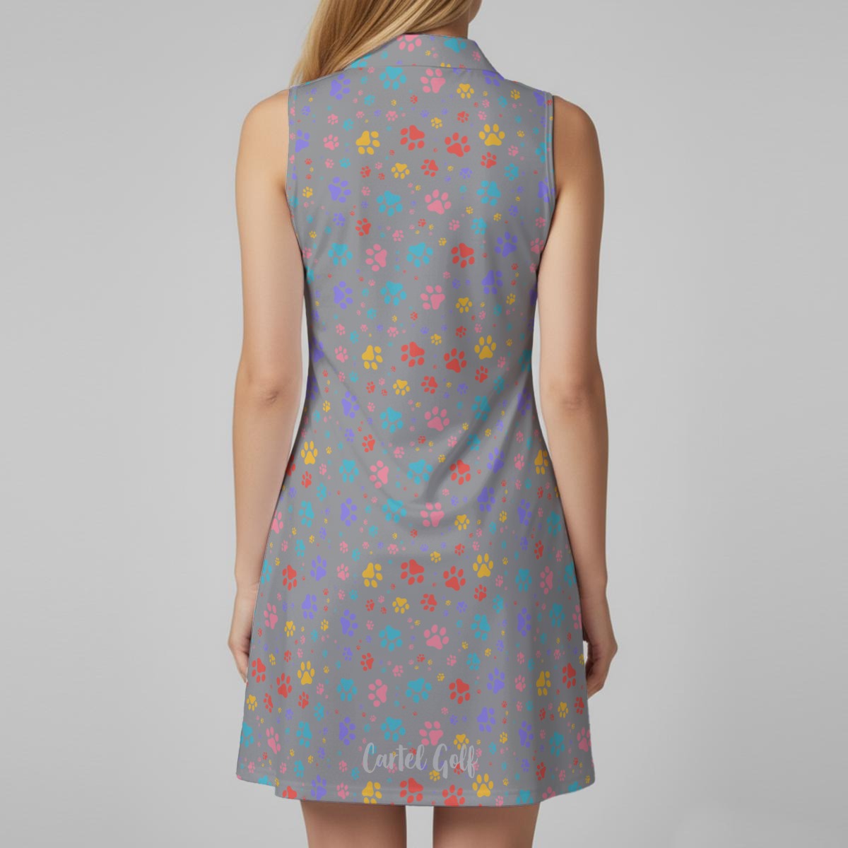 All-Over Print Women’s Sports Dress Set "Paws"