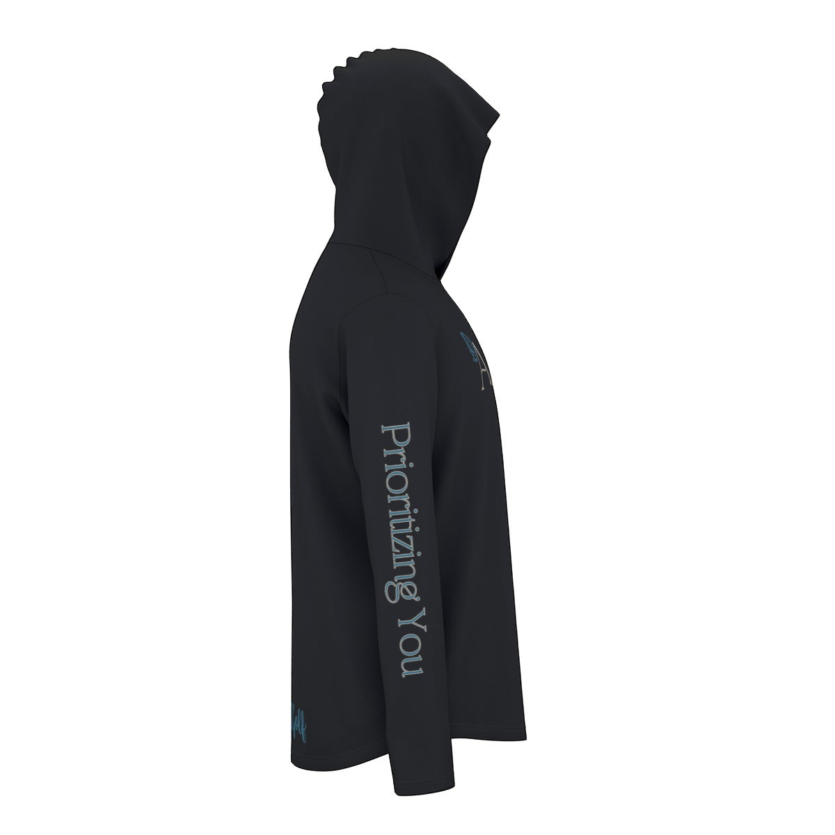 All-Over Print Men's Sunscreen Sports Hoodie With Thumb Holes "Aesthetika"