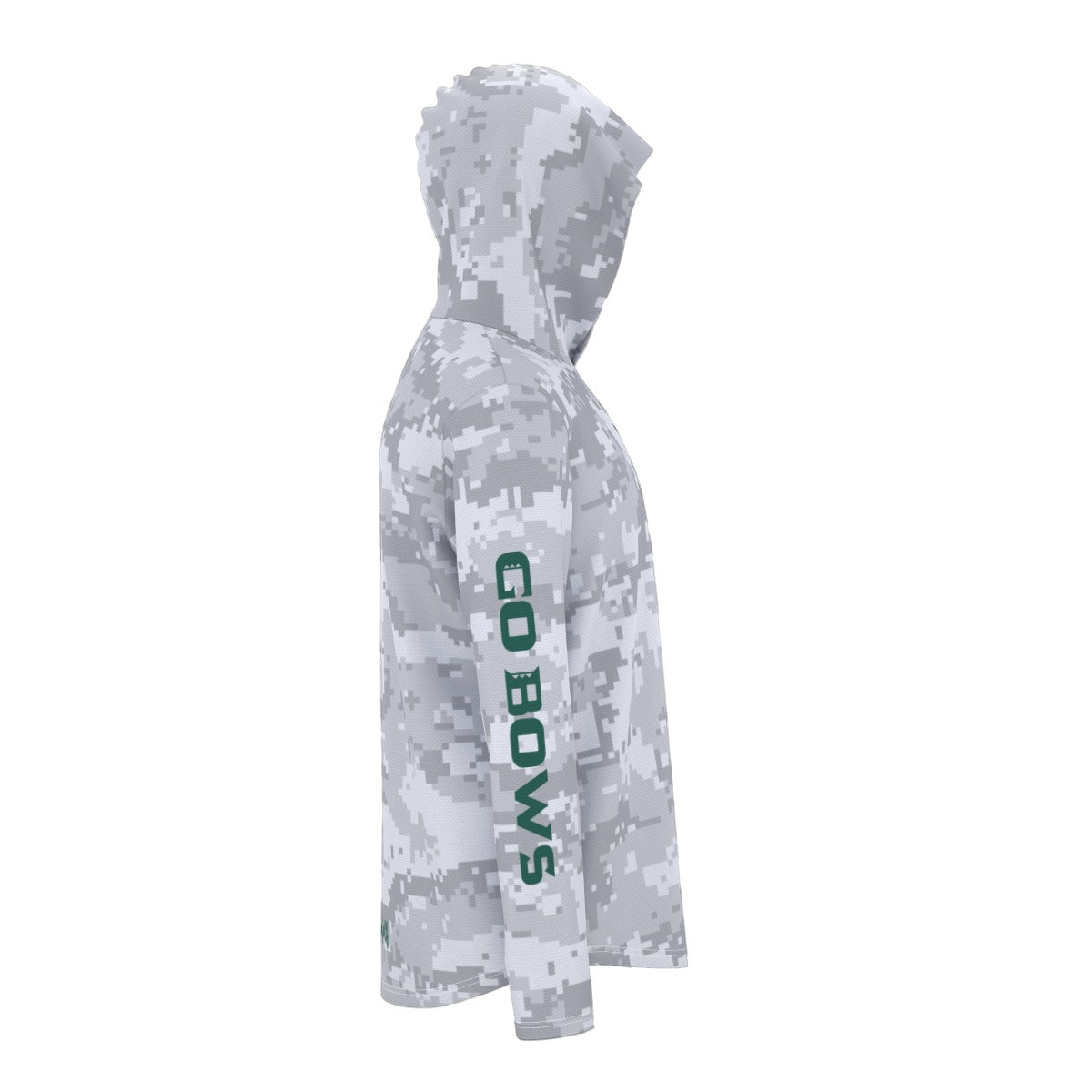 All-Over Print Sunscreen Sports Hoodie "Go Bows"
