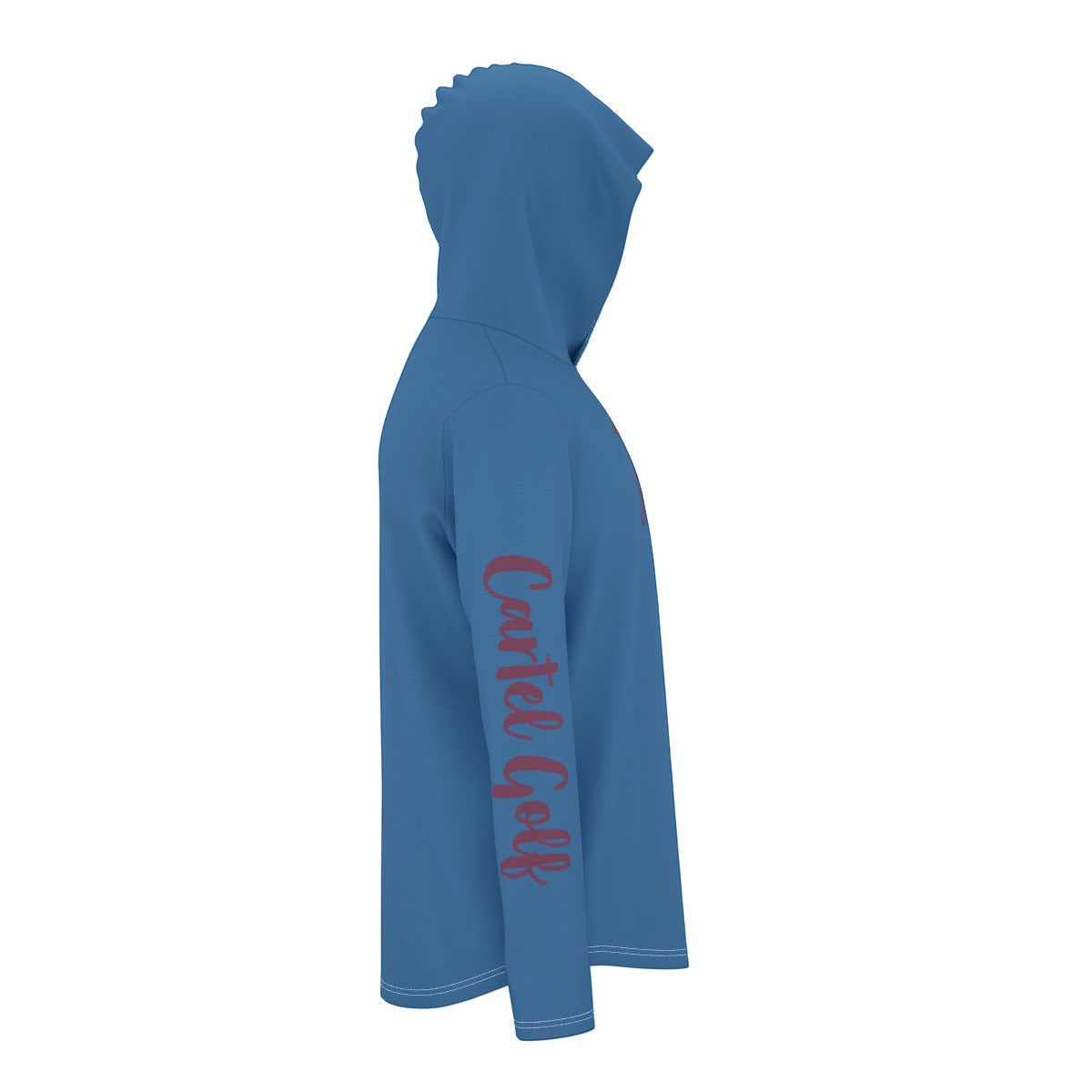 Cartel Golf "Go Avs" All-Over Print Men's Sunscreen Sports Hoodie With Thumb Holes