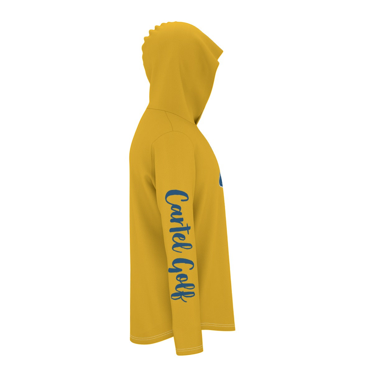 "Go Bears" All-Over Print Men's Sunscreen Sports Hoodie With Thumb Holes