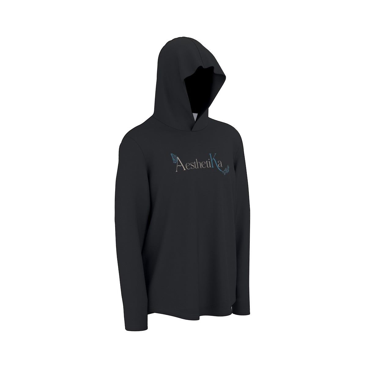 All-Over Print Unisex Sunscreen Sports Hoodie With Thumb Holes "Aesthetika"