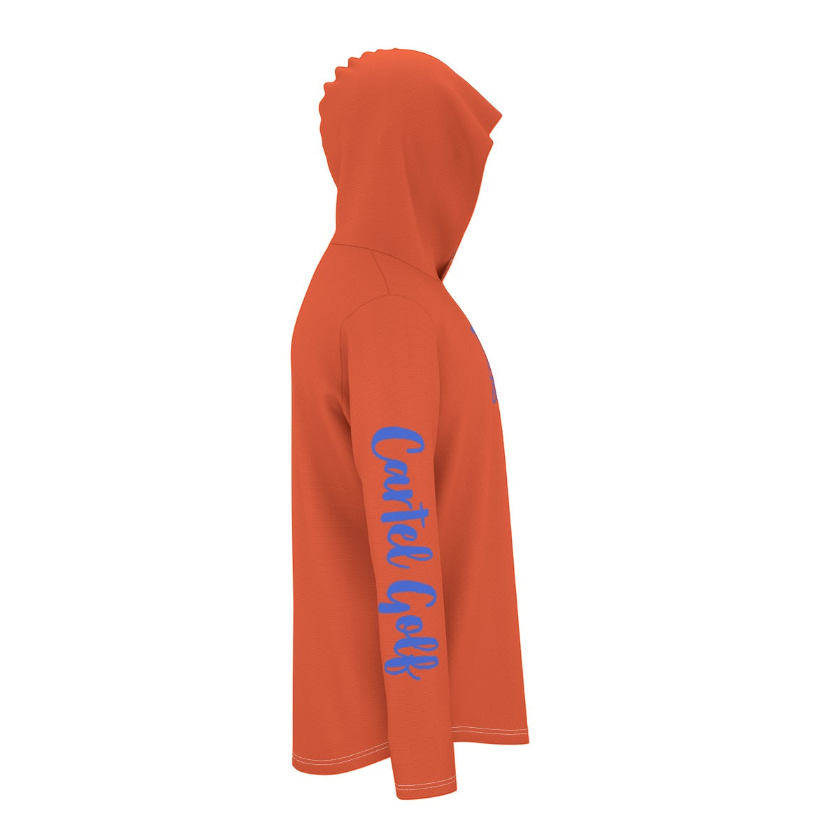 Cartel Golf "Go Broncos" All-Over Print Men's Sunscreen Sports Hoodie With Thumb Holes
