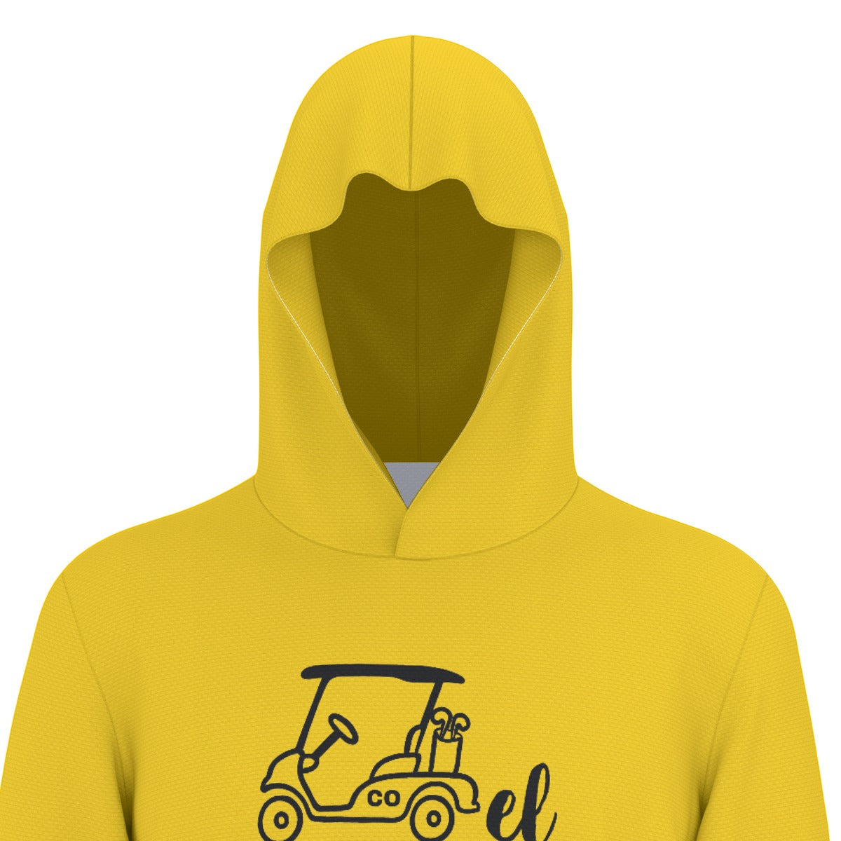 Cartel Golf " Go Hawks" All-Over Print Men's Sunscreen Sports Hoodie With Thumb Holes