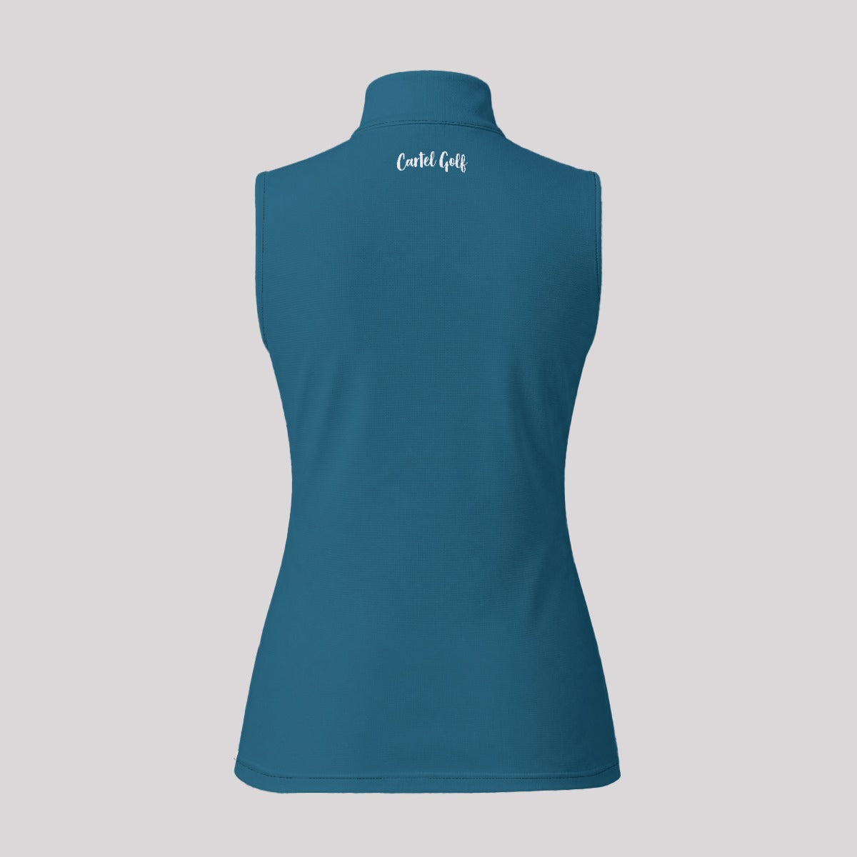 All-Over Print Women’s Sleeveless Sun-Protection Sports Polo