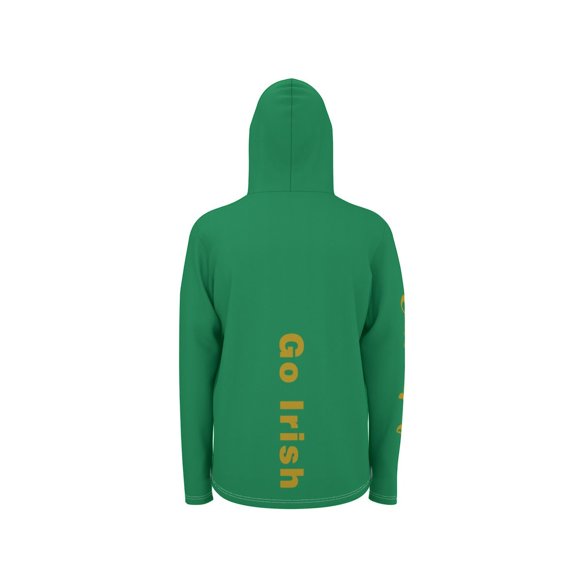 Cartel Golf "Go Irish" All-Over Print Men's Sunscreen Sports Hoodie With Thumb Holes