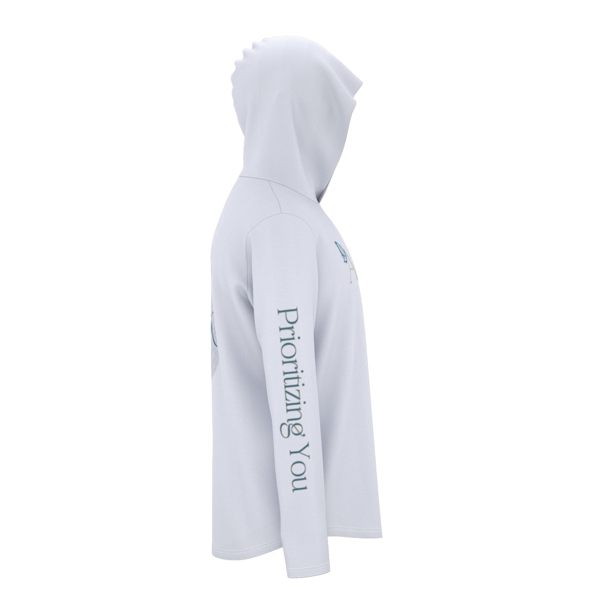 All-Over Print Sunscreen Sports Hoodie With Thumb Holes