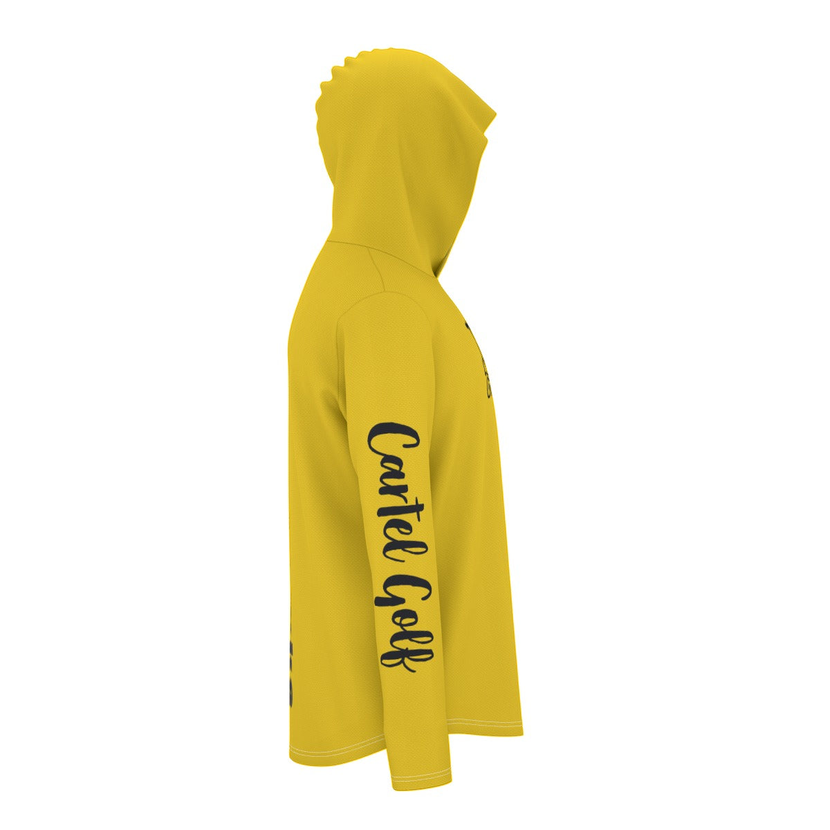 Cartel Golf " Go Hawks" All-Over Print Men's Sunscreen Sports Hoodie With Thumb Holes