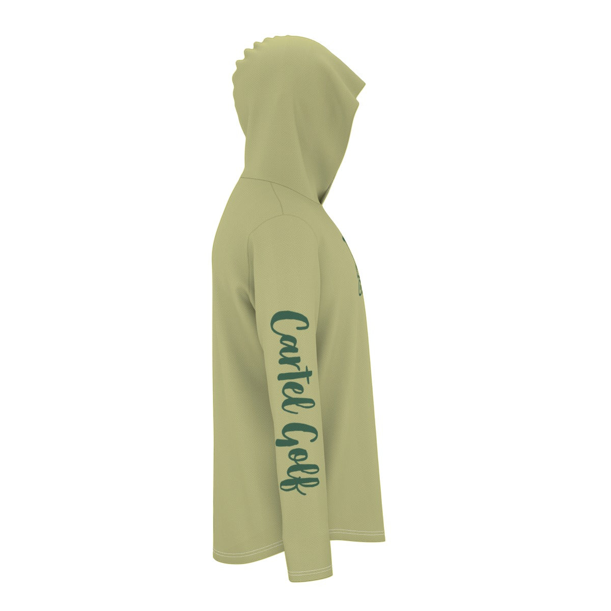 Cartel Golf "Go Rams" All-Over Print Men's Sunscreen Sports Hoodie With Thumb Holes