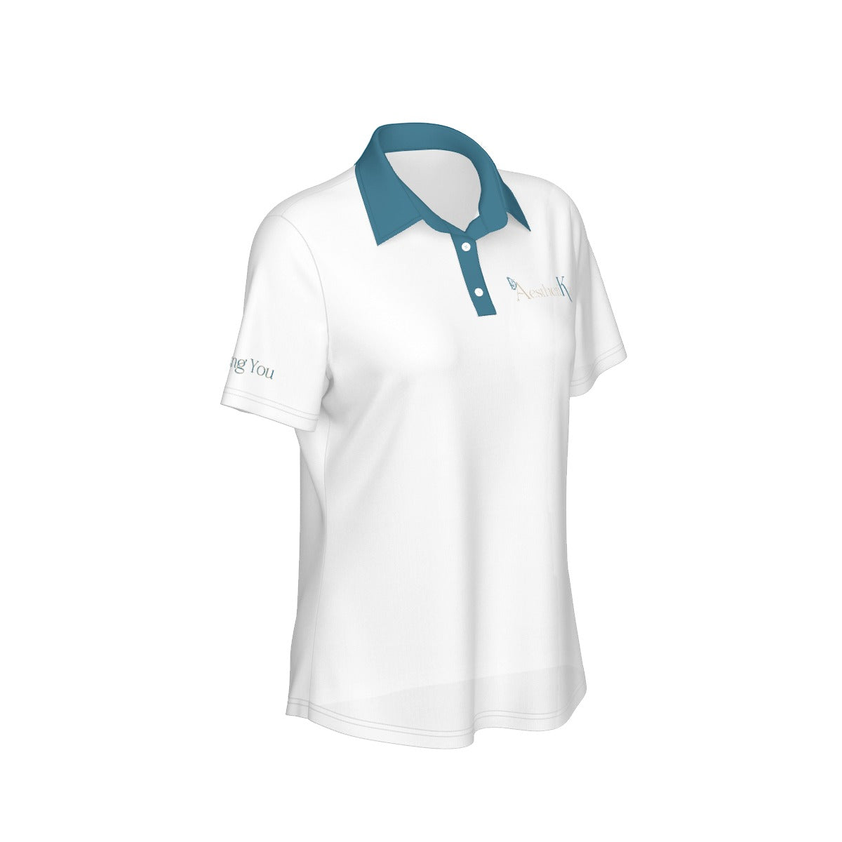 All-Over Print Women's Sports Polo Shirt "Aesthetika"