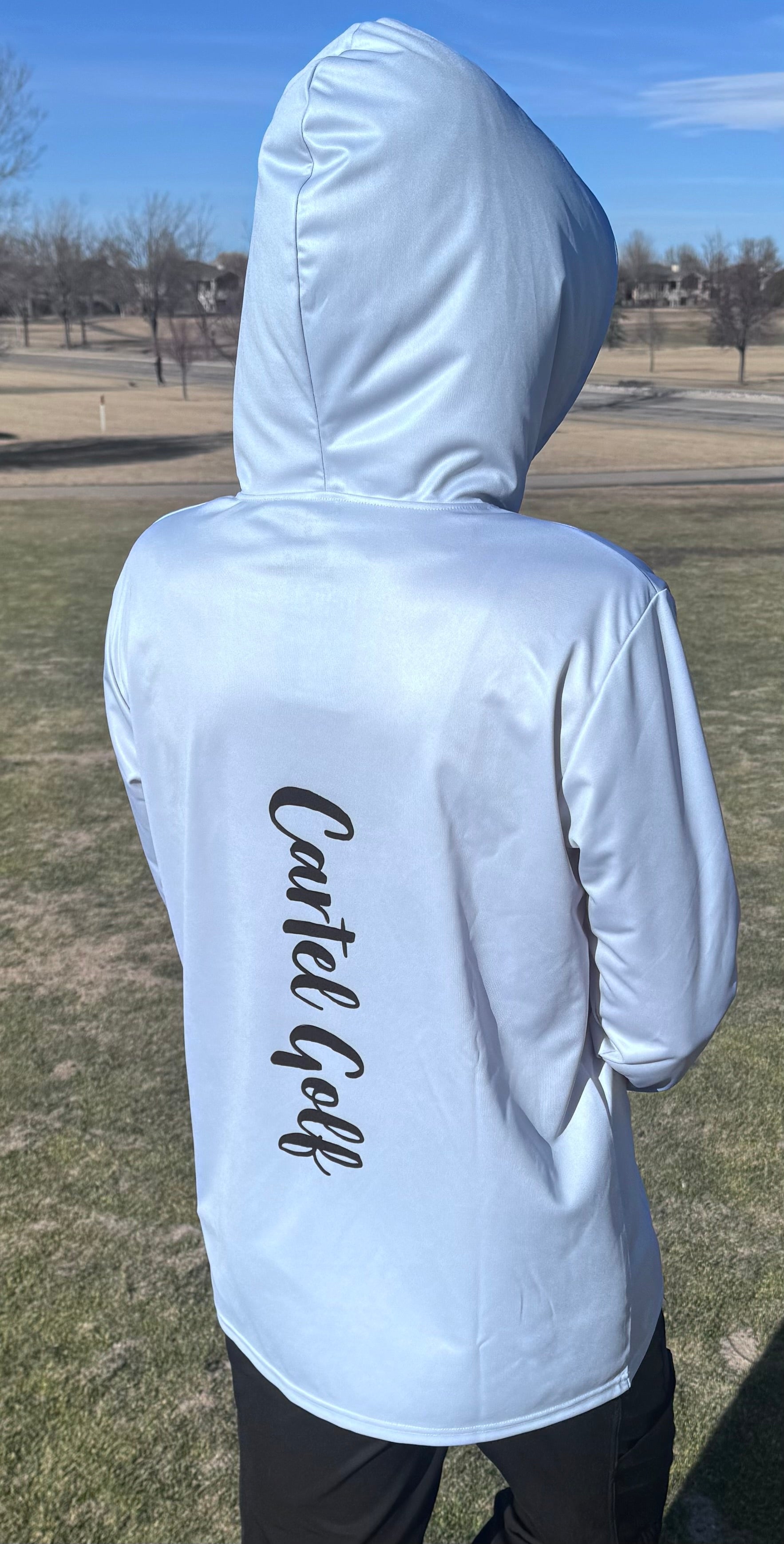 Lightweight Long Sleeve Hooded Shirt "Cartel Golf"