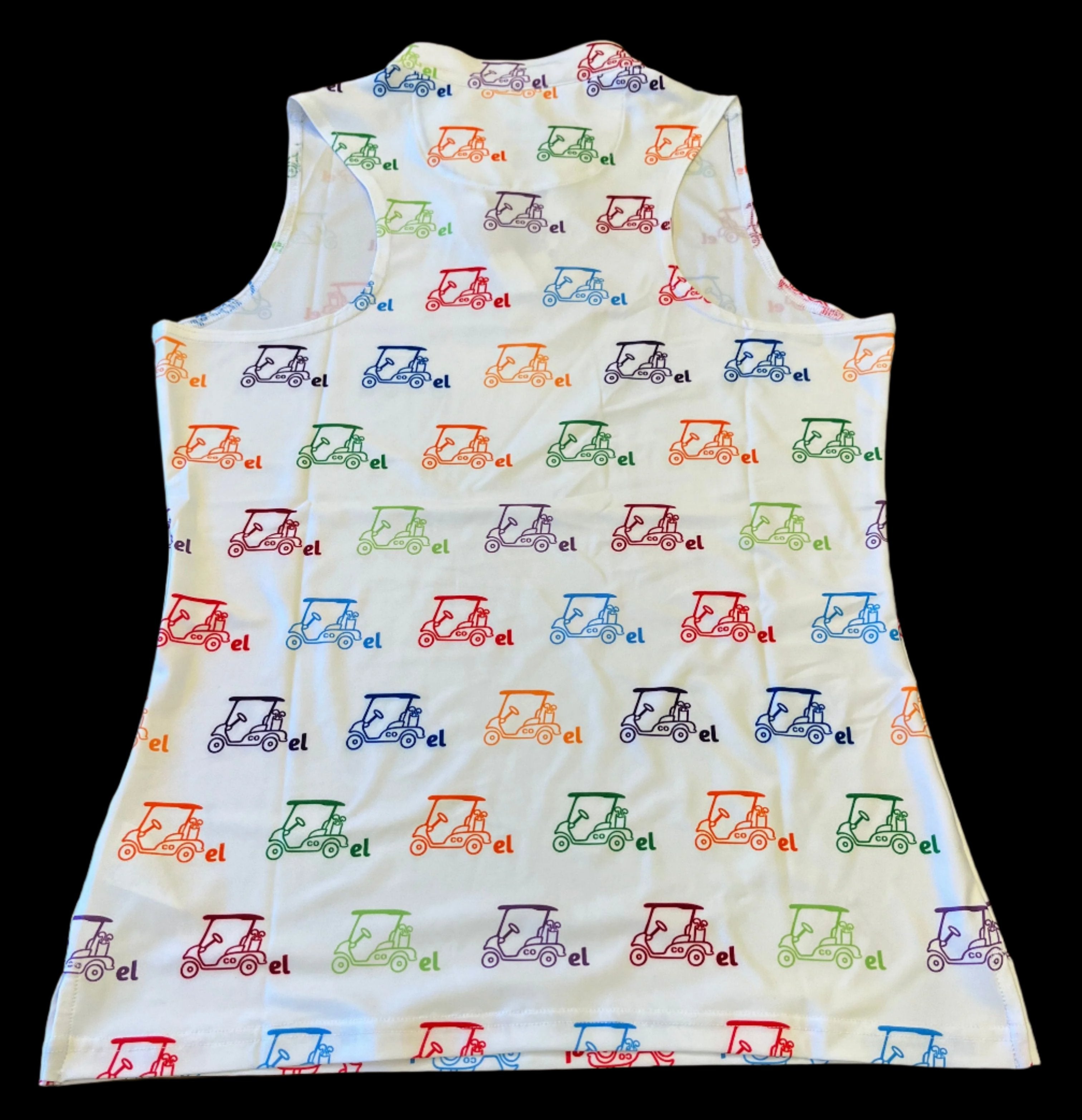 Colorful Racerback Polo