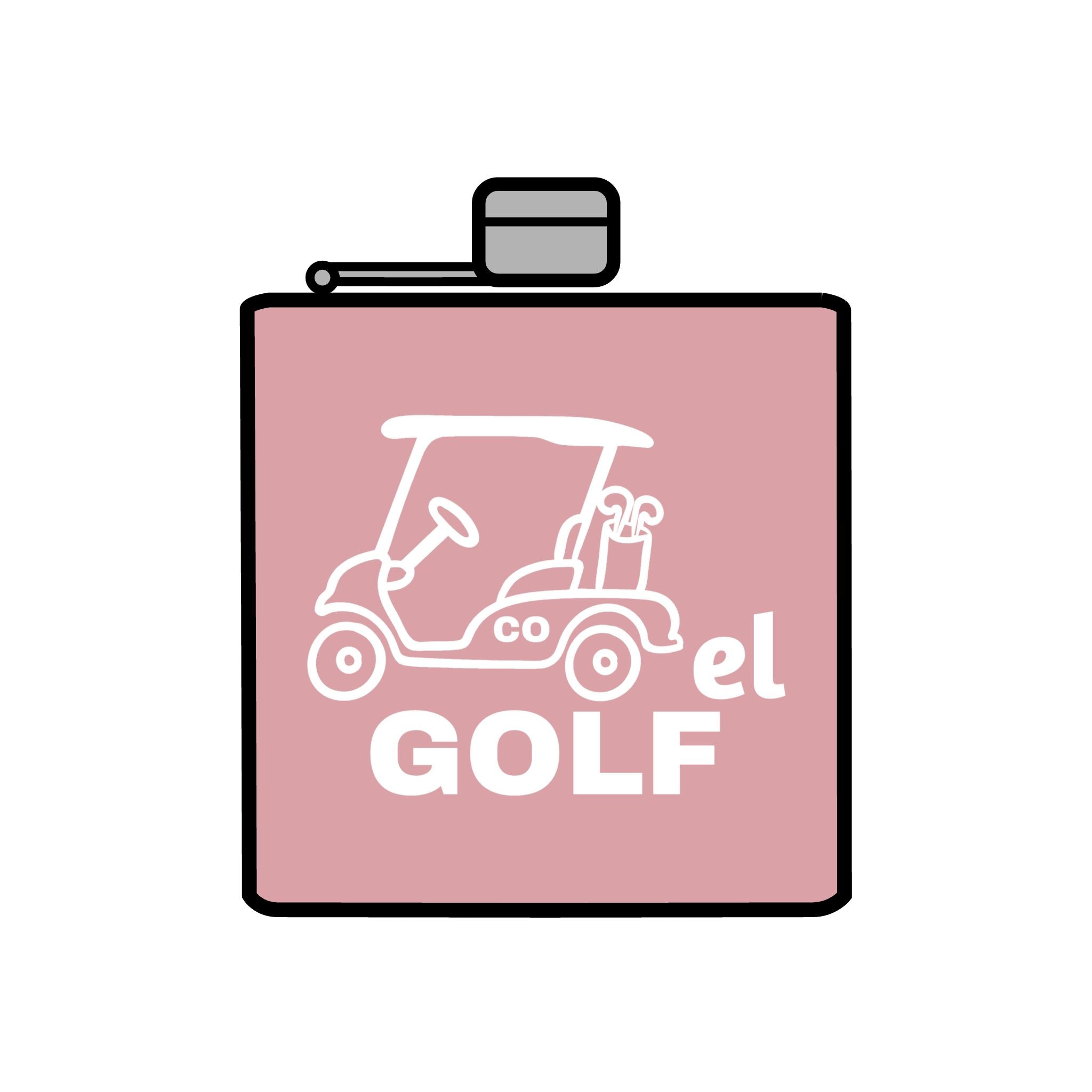 Cartel Golf Stainless Steel Flask, 6oz
