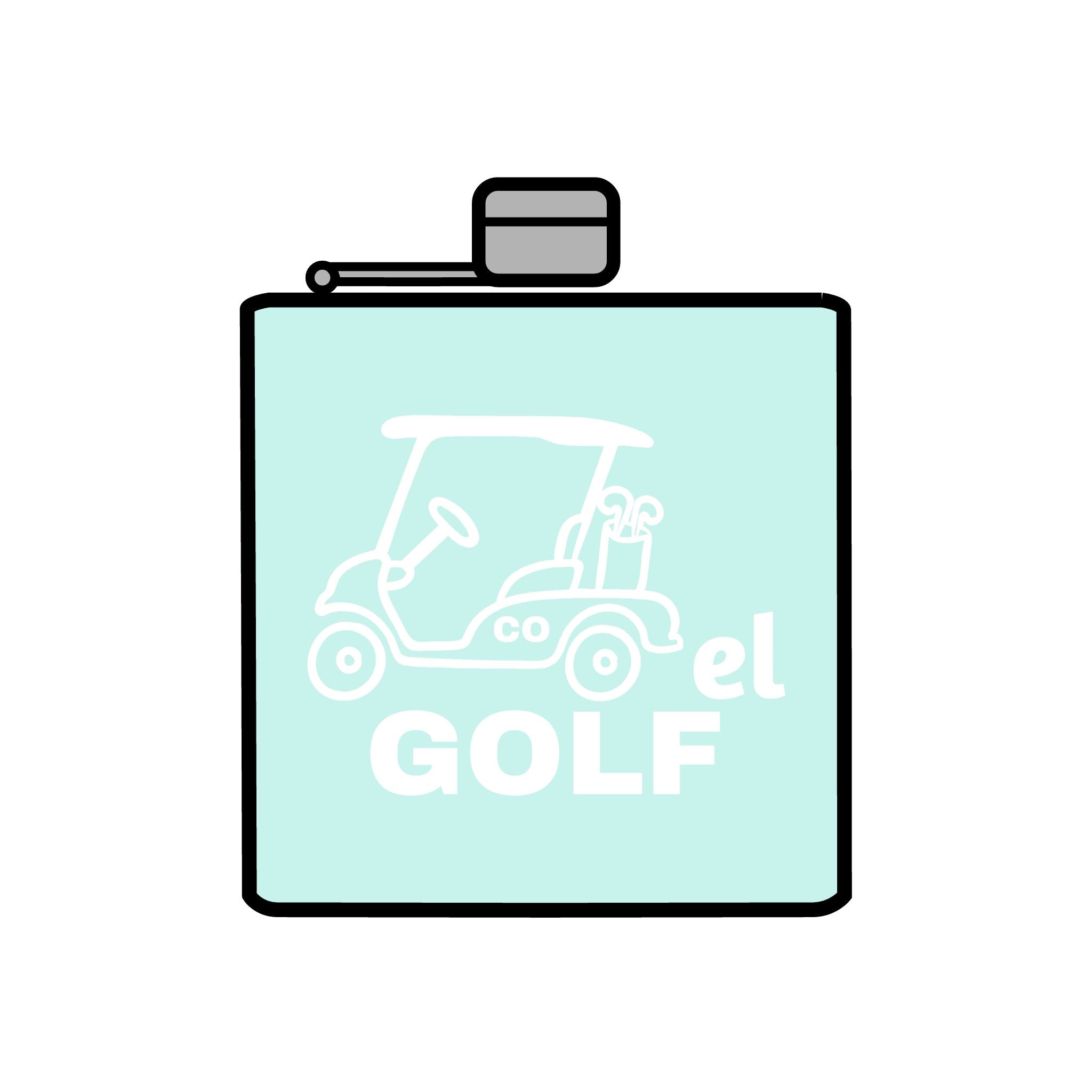 Cartel Golf Stainless Steel Flask, 6oz