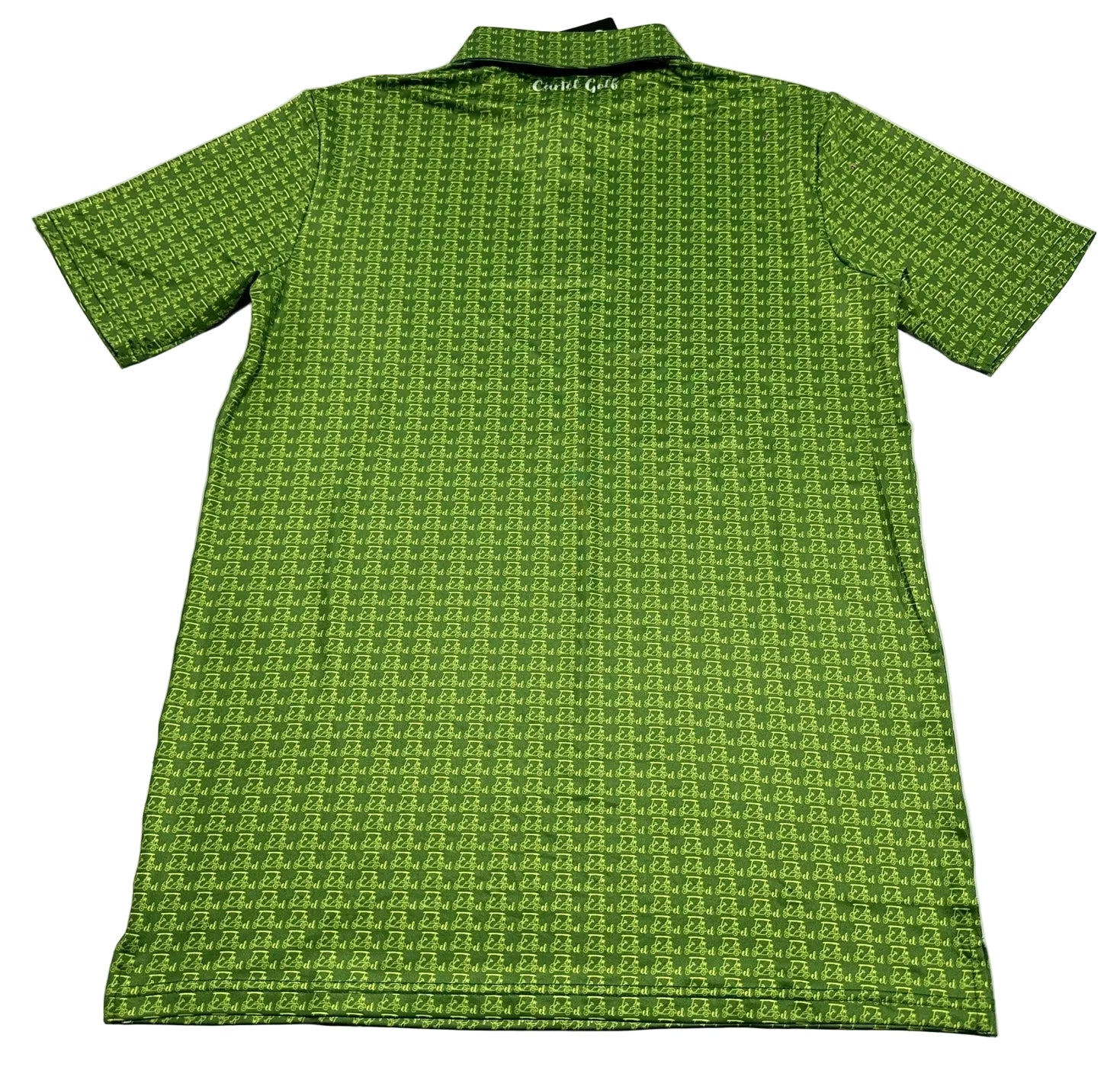 Green w/Yellow Carts Polo