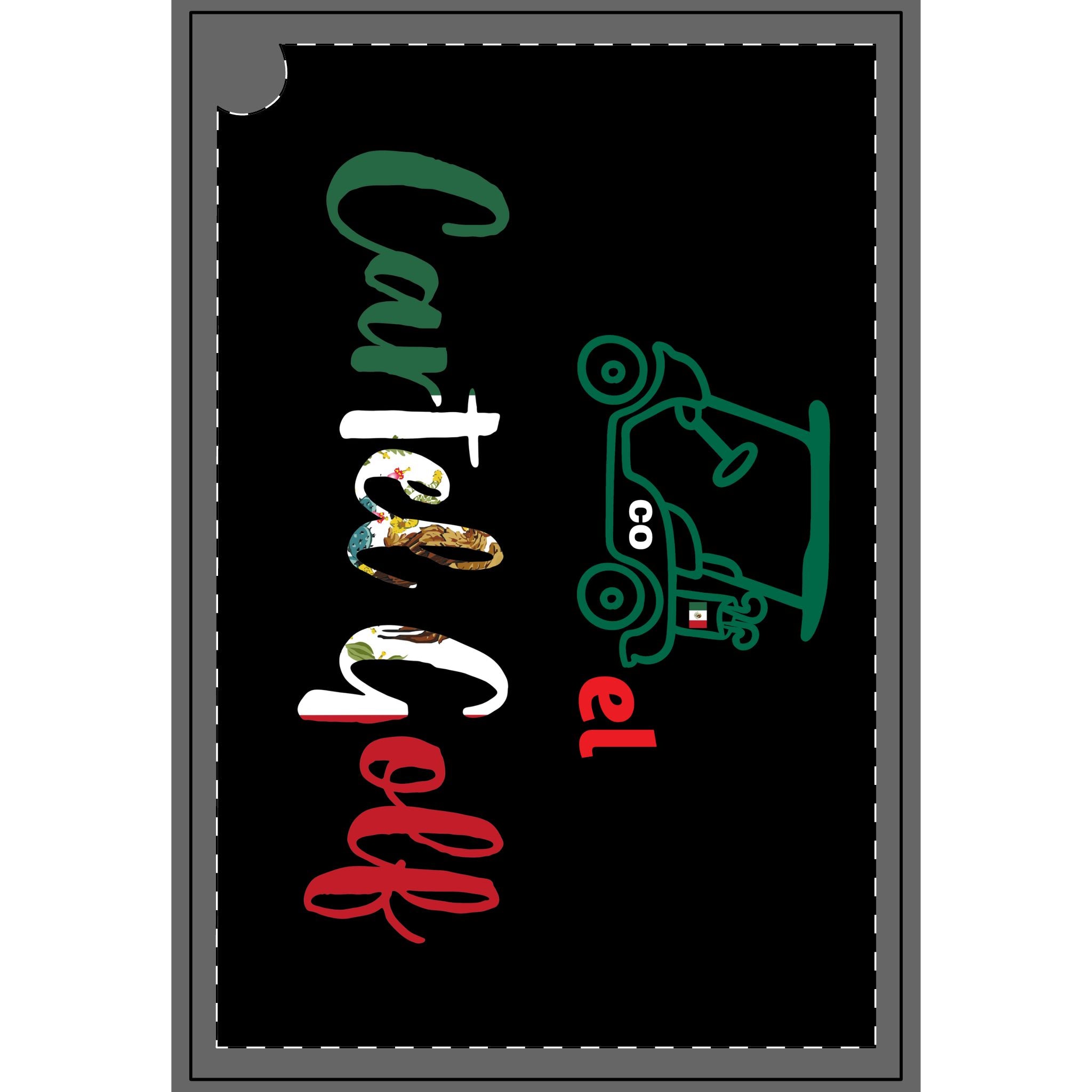 Microfiber Golf Towel "Cartel Golf Mexico"
