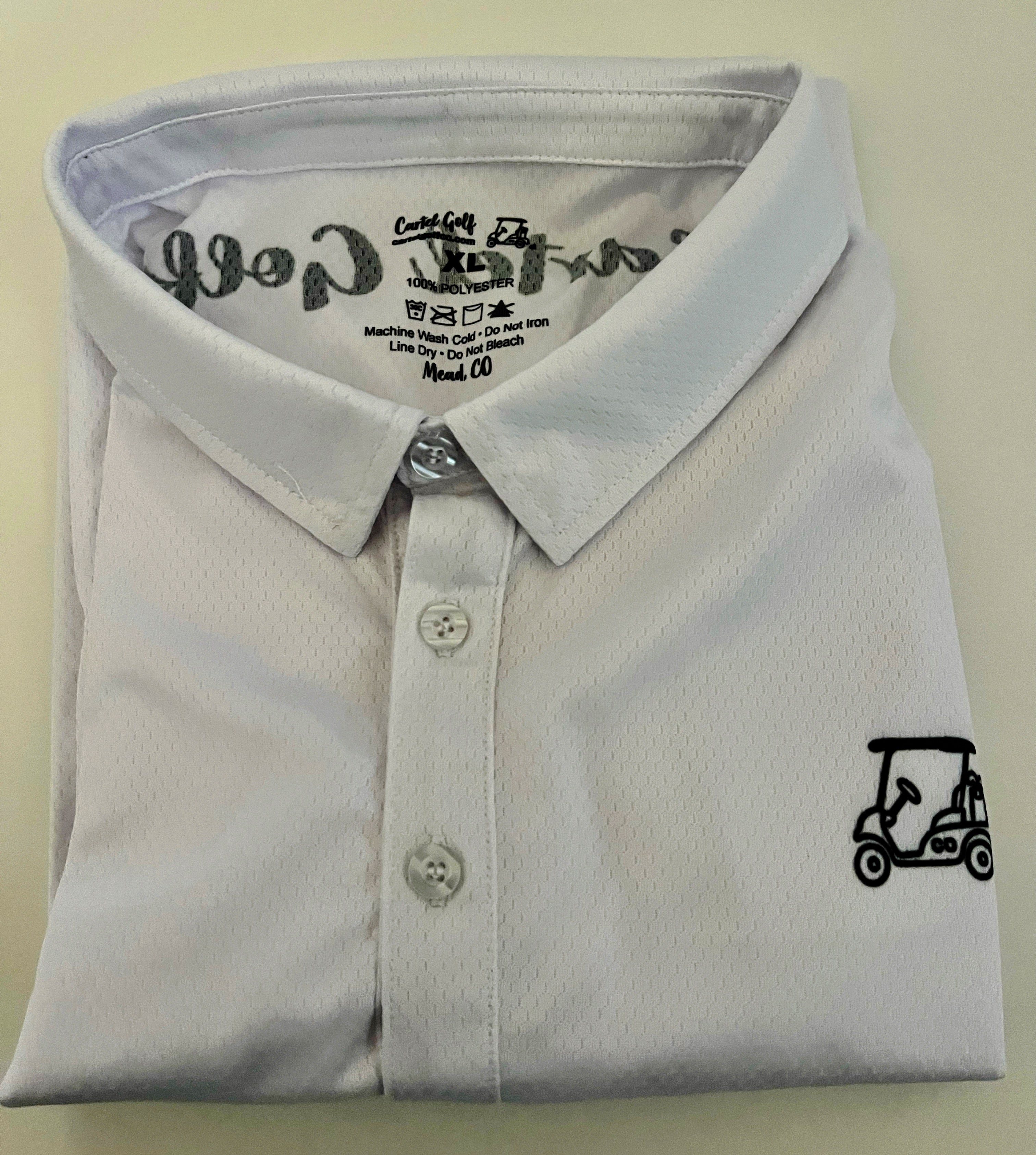 Solid White Polo