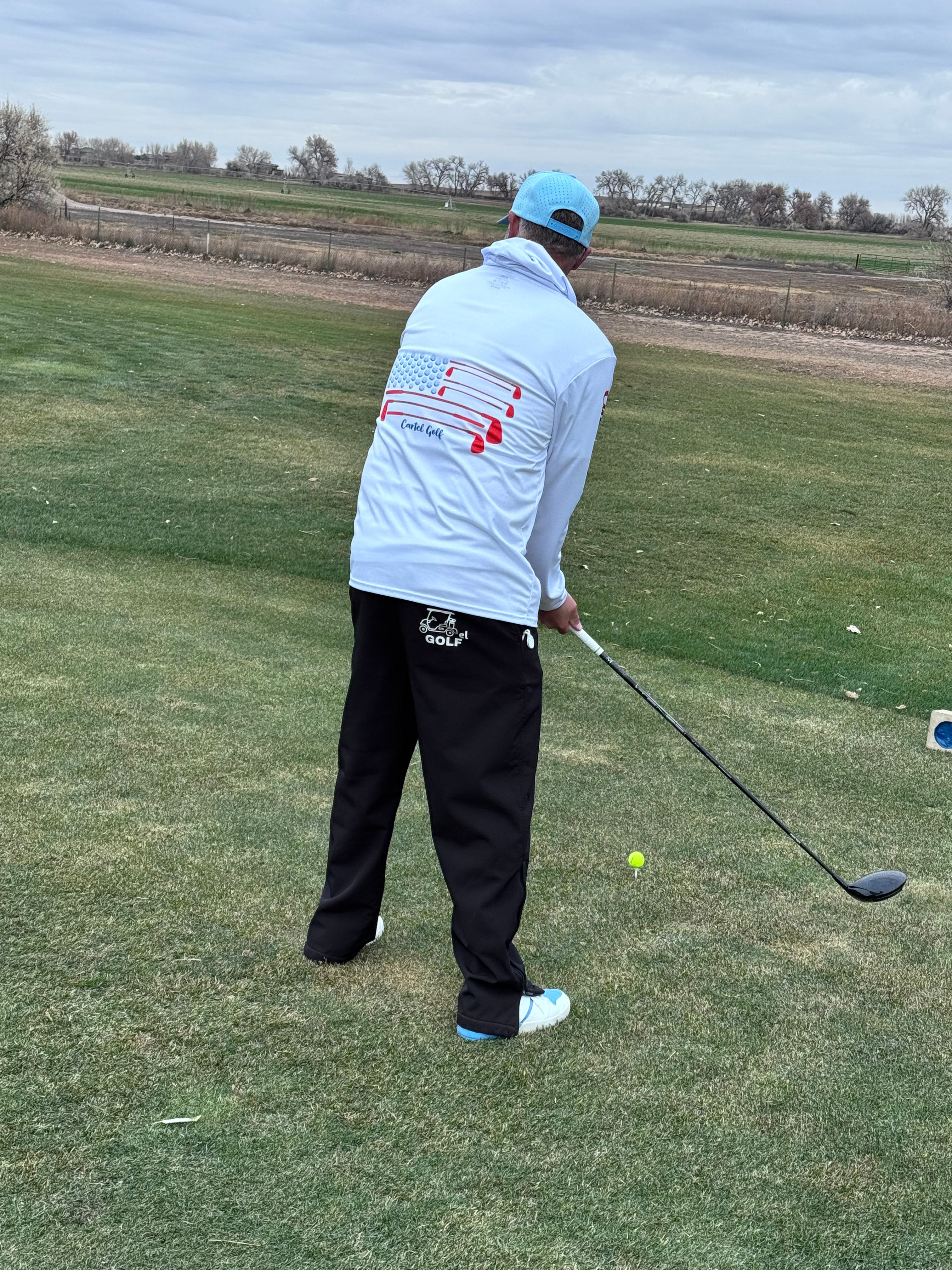 Lightweight Long Sleeve Hooded Shirt "White USA PRIDE"