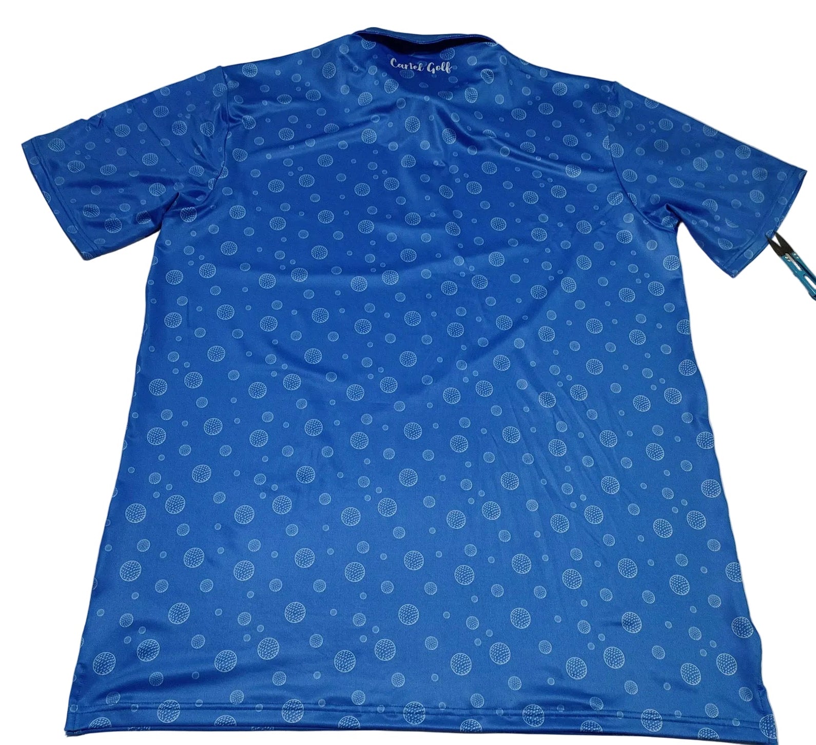 Royal Blue w/White Golf Balls Polo
