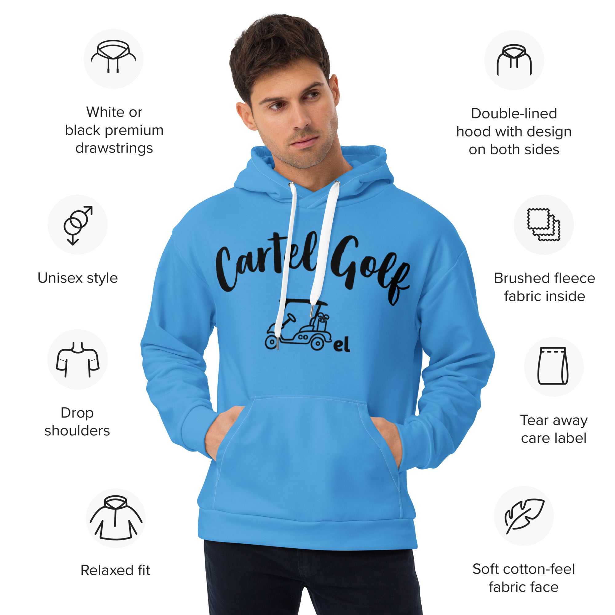 Unisex Hoodie "Mens Cancer Awareness"