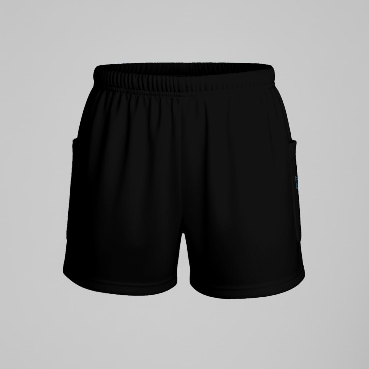 Cartel Golf women's black golf shorts with elastic waistband and side pockets — matching shorts for polo dress set