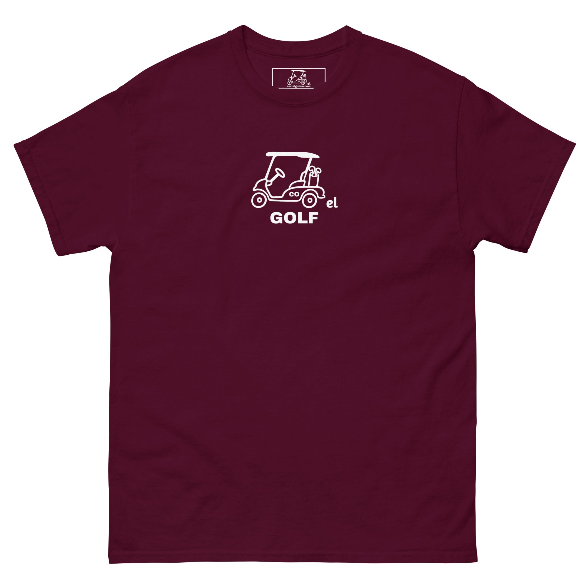 Men's classic tee "Born to golf, Forced to work"