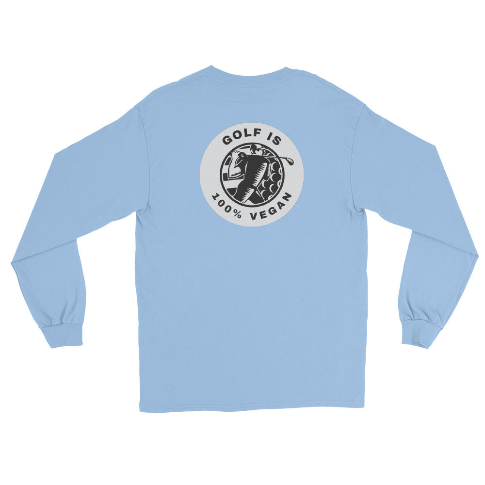 Men’s Long Sleeve Shirt "Golf is 100% Vegan"