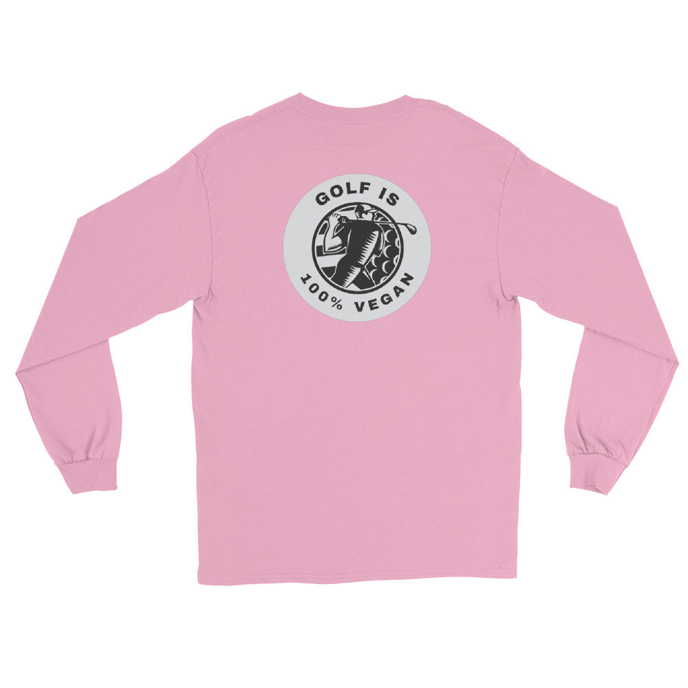 Men’s Long Sleeve Shirt "Golf is 100% Vegan"