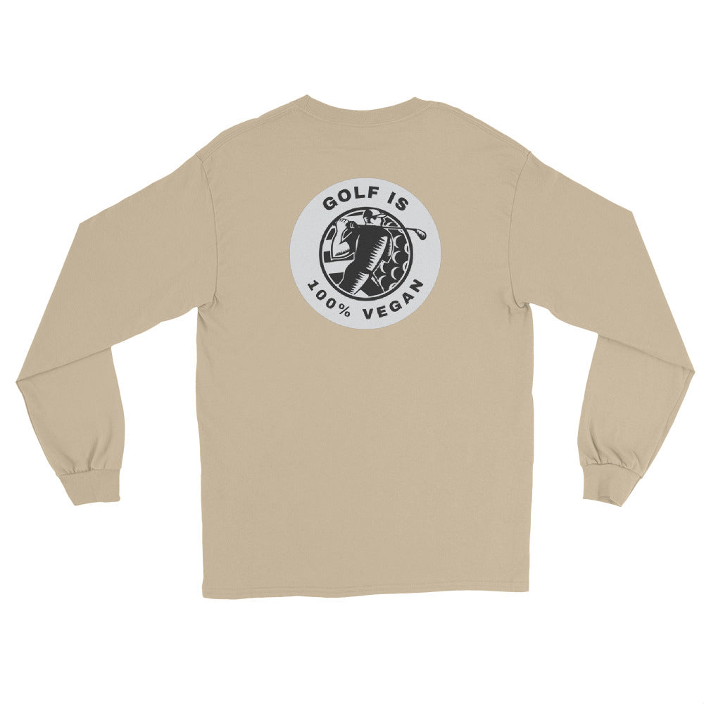 Men’s Long Sleeve Shirt "Golf is 100% Vegan"