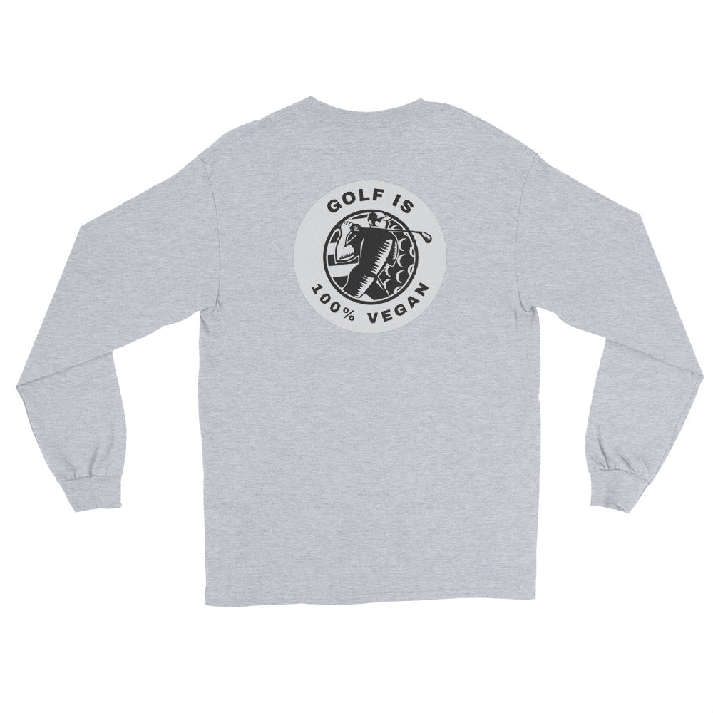 Men’s Long Sleeve Shirt "Golf is 100% Vegan"