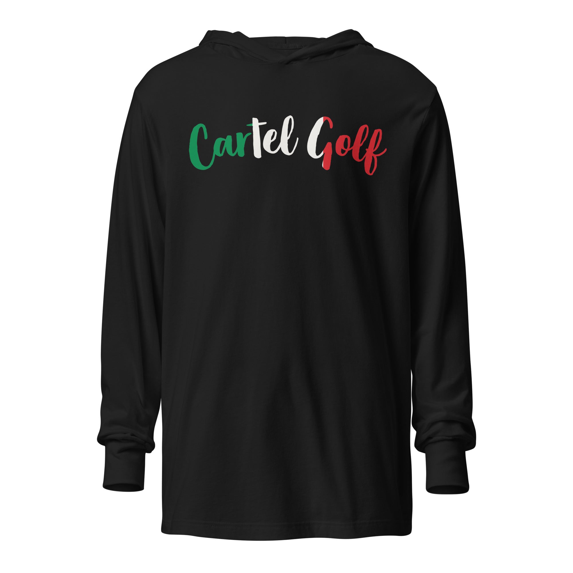 Unisex Hooded long-sleeve tee "Cartel Golf Italian"