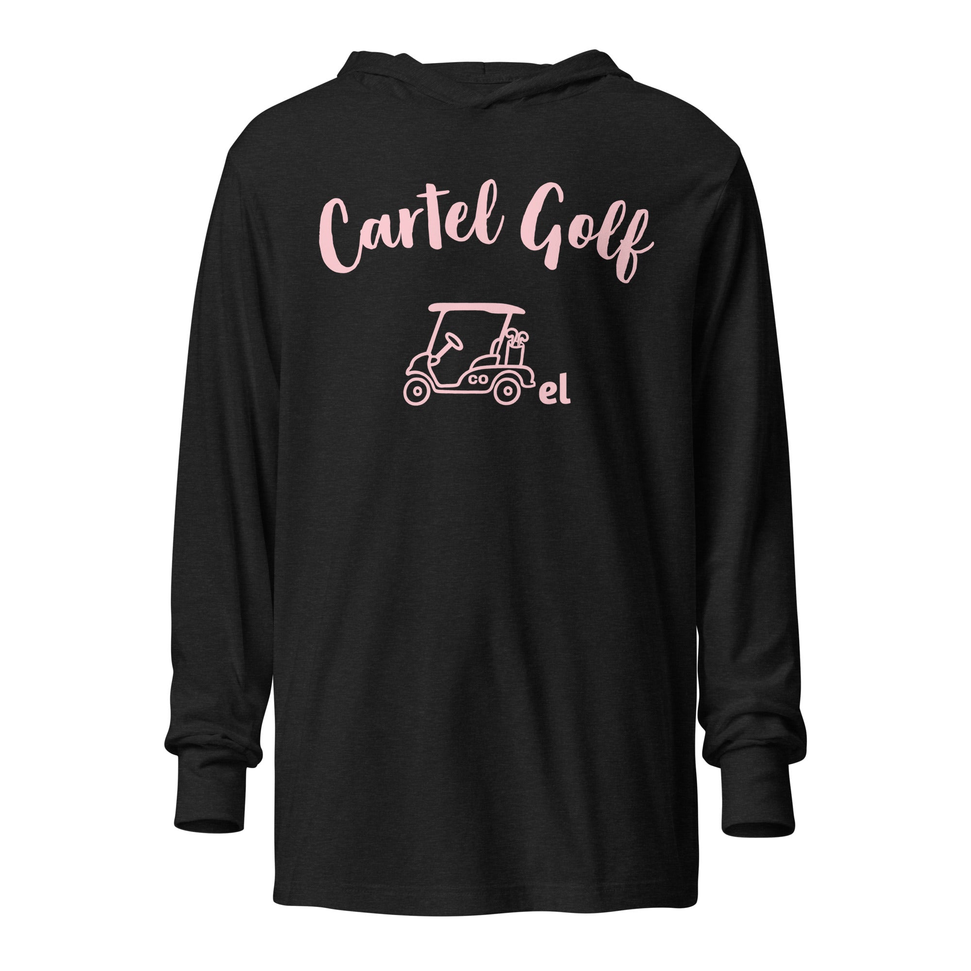 Hooded long-sleeve tee "Breast Cancer Awareness"